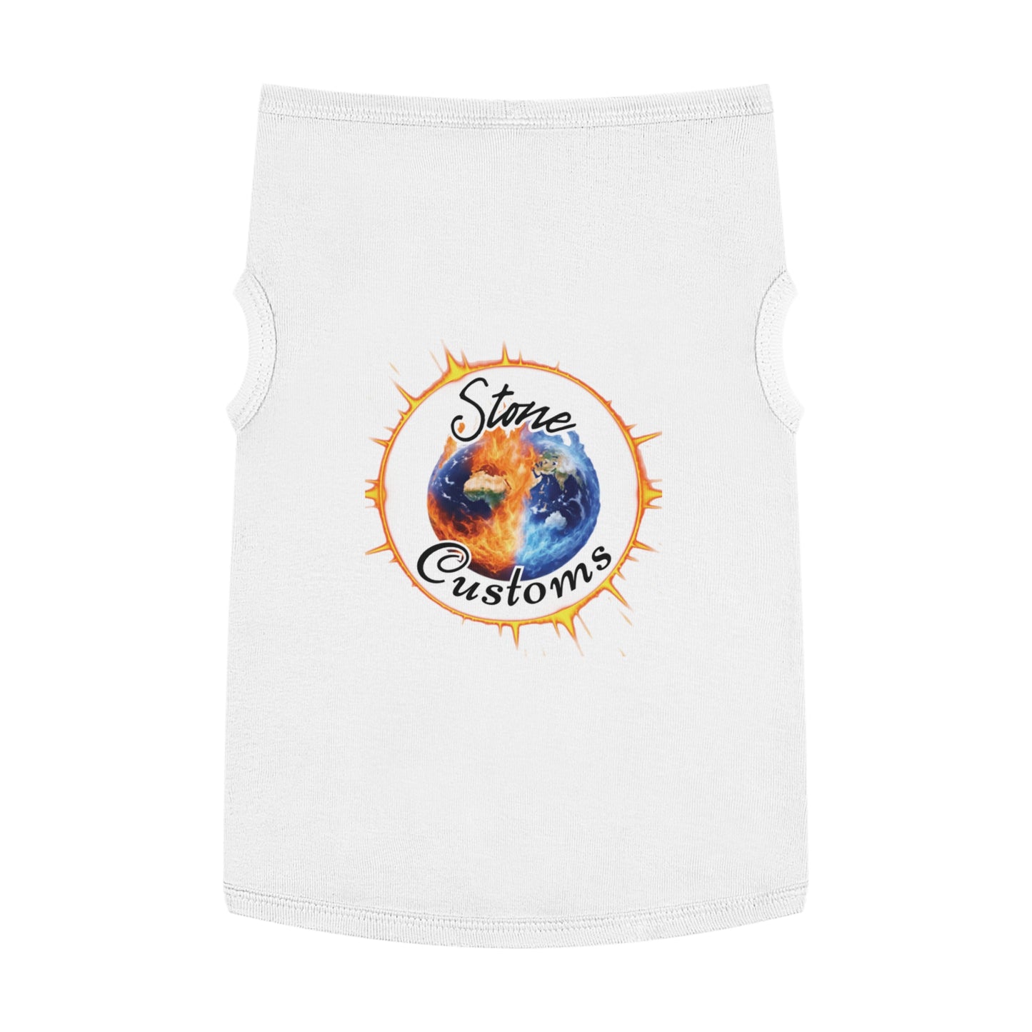 "Stone Customs" Logo Pet Tank Top