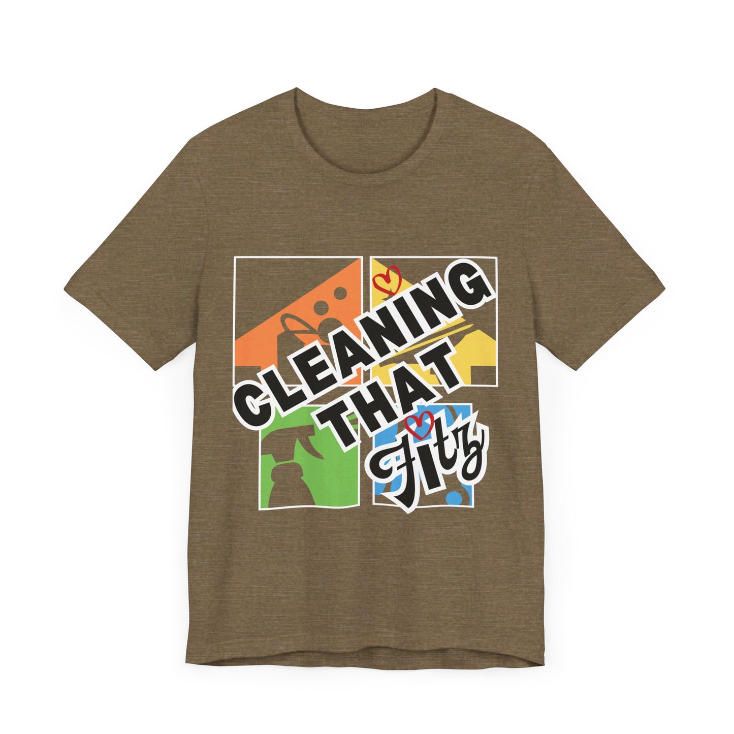 "Cleaning That Fitz" Logo Unisex Jersey Short Sleeve Tee