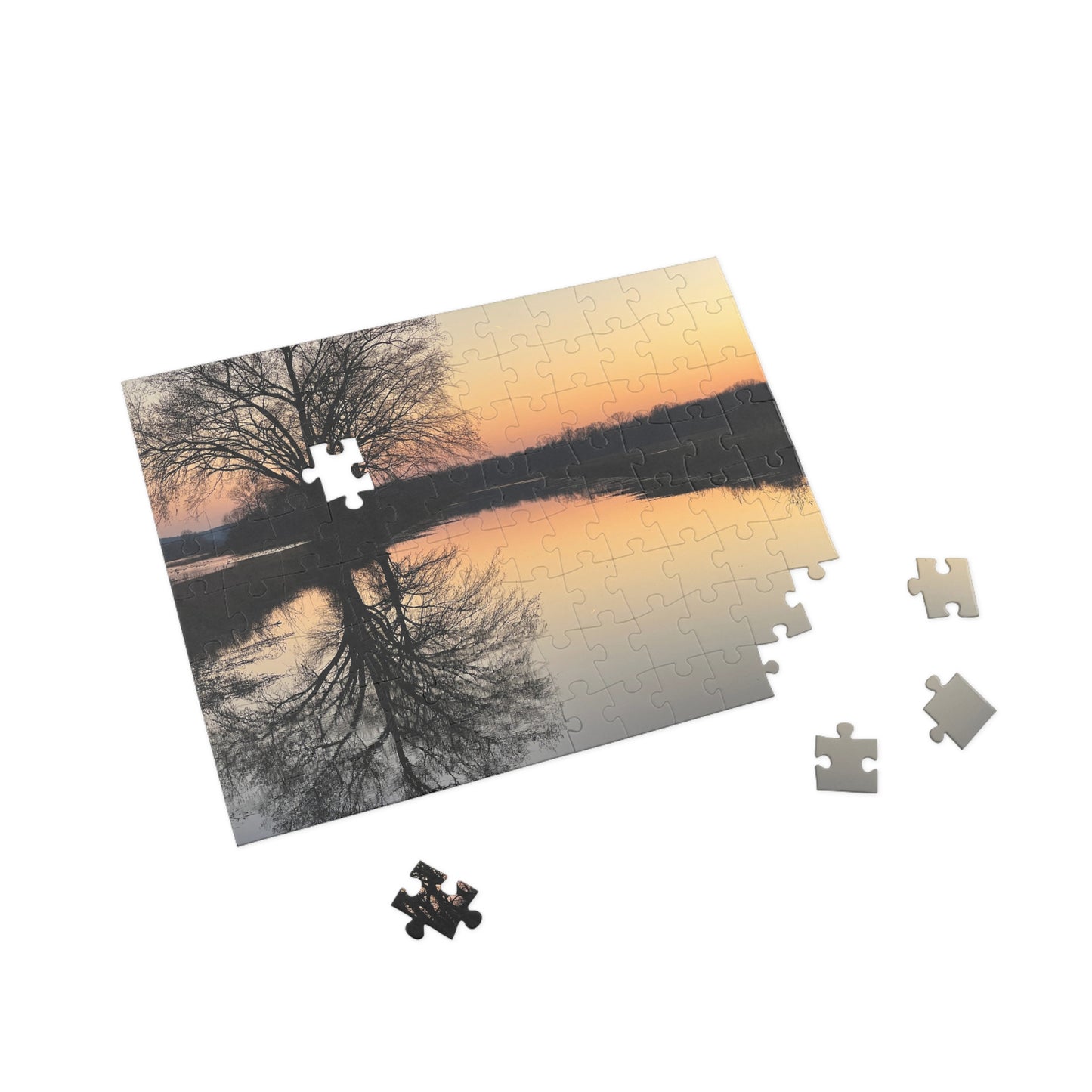 “Reflection At Sunset” Puzzle (96, 252, 500, 1000-Piece)