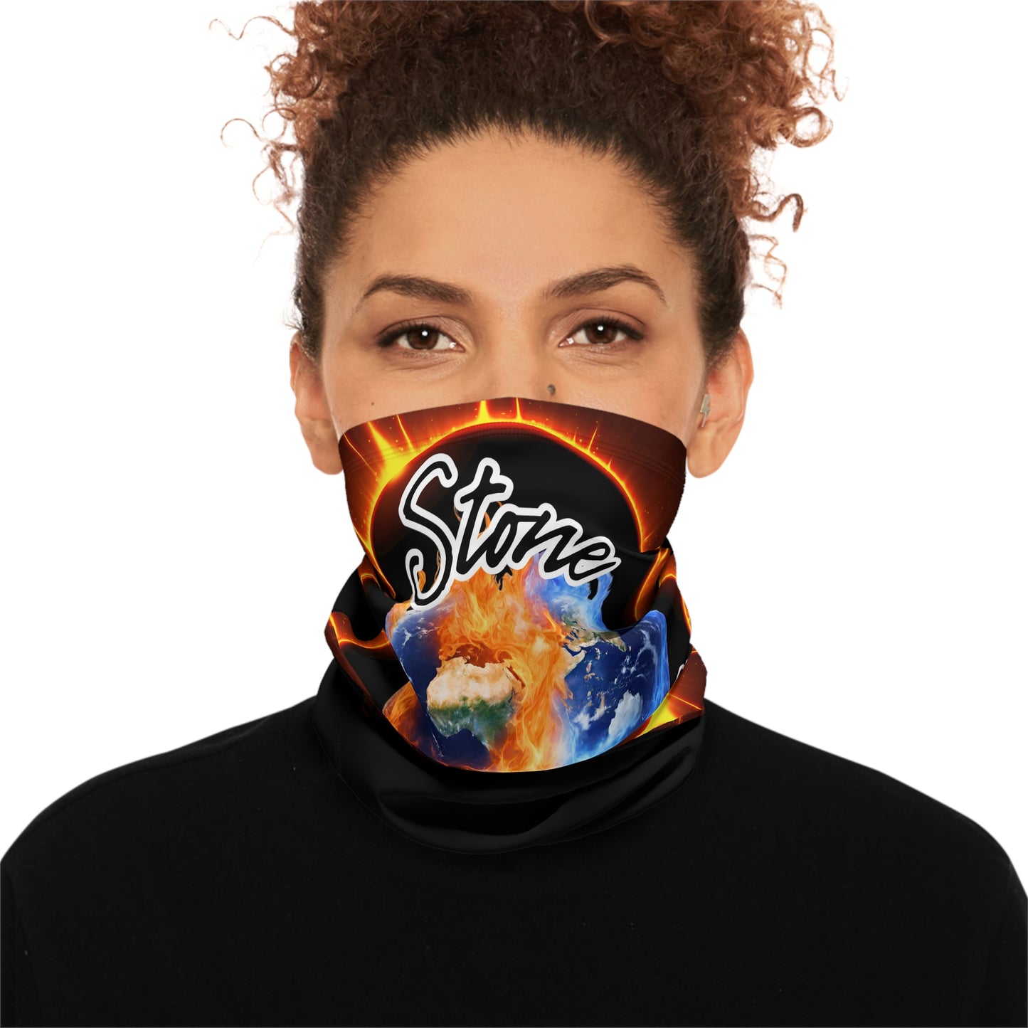 "Stone Customs" Winter Neck Gaiter With Drawstring