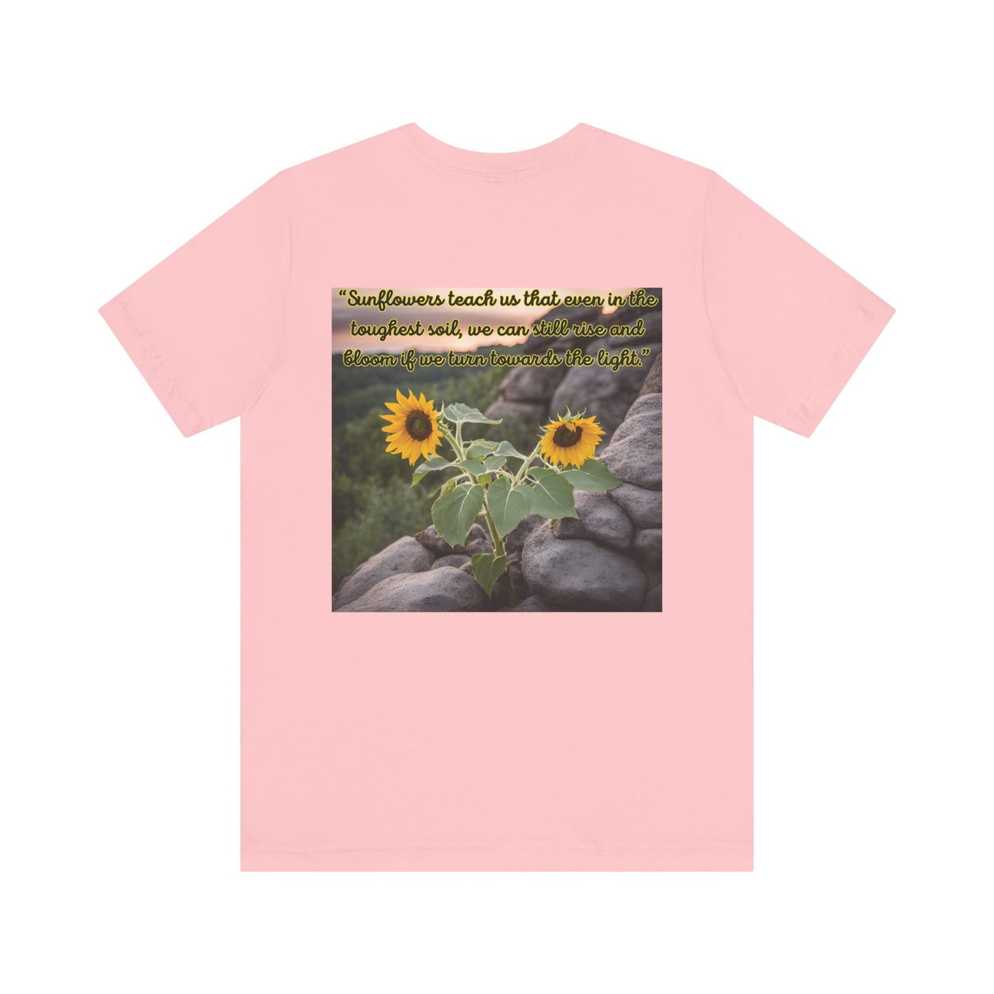 "Sunflower - Rise" Unisex Jersey Short Sleeve Tee 3