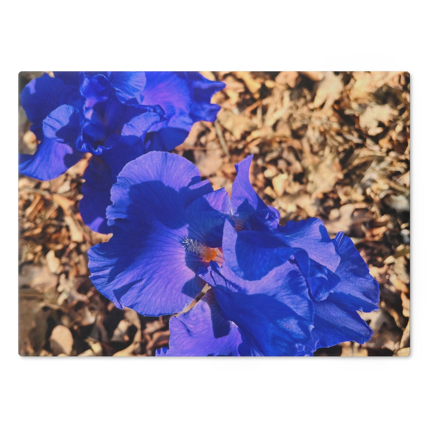 "Blue Flowers" Cutting Board