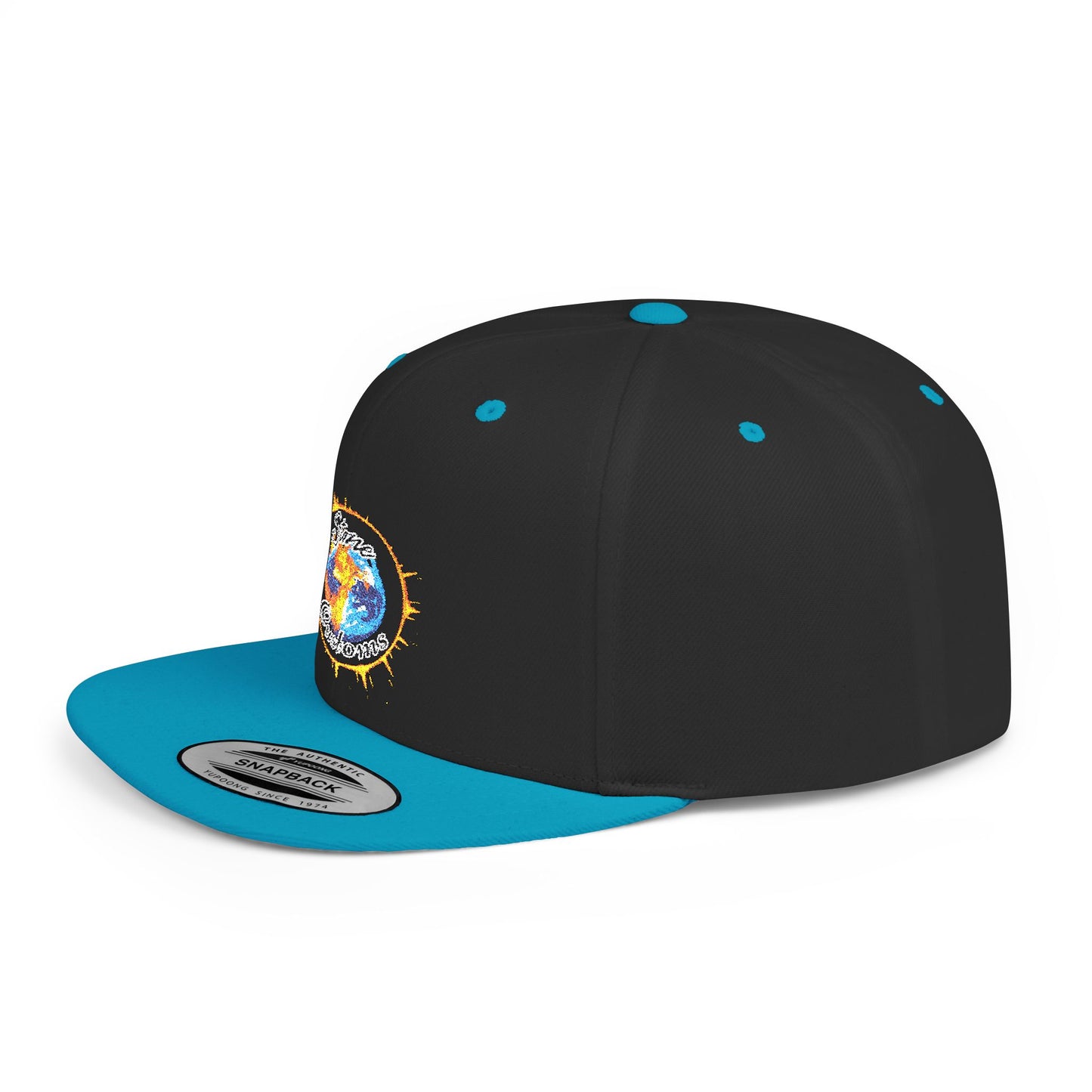 "Stone Customs" Logo Flat Bill Snapback