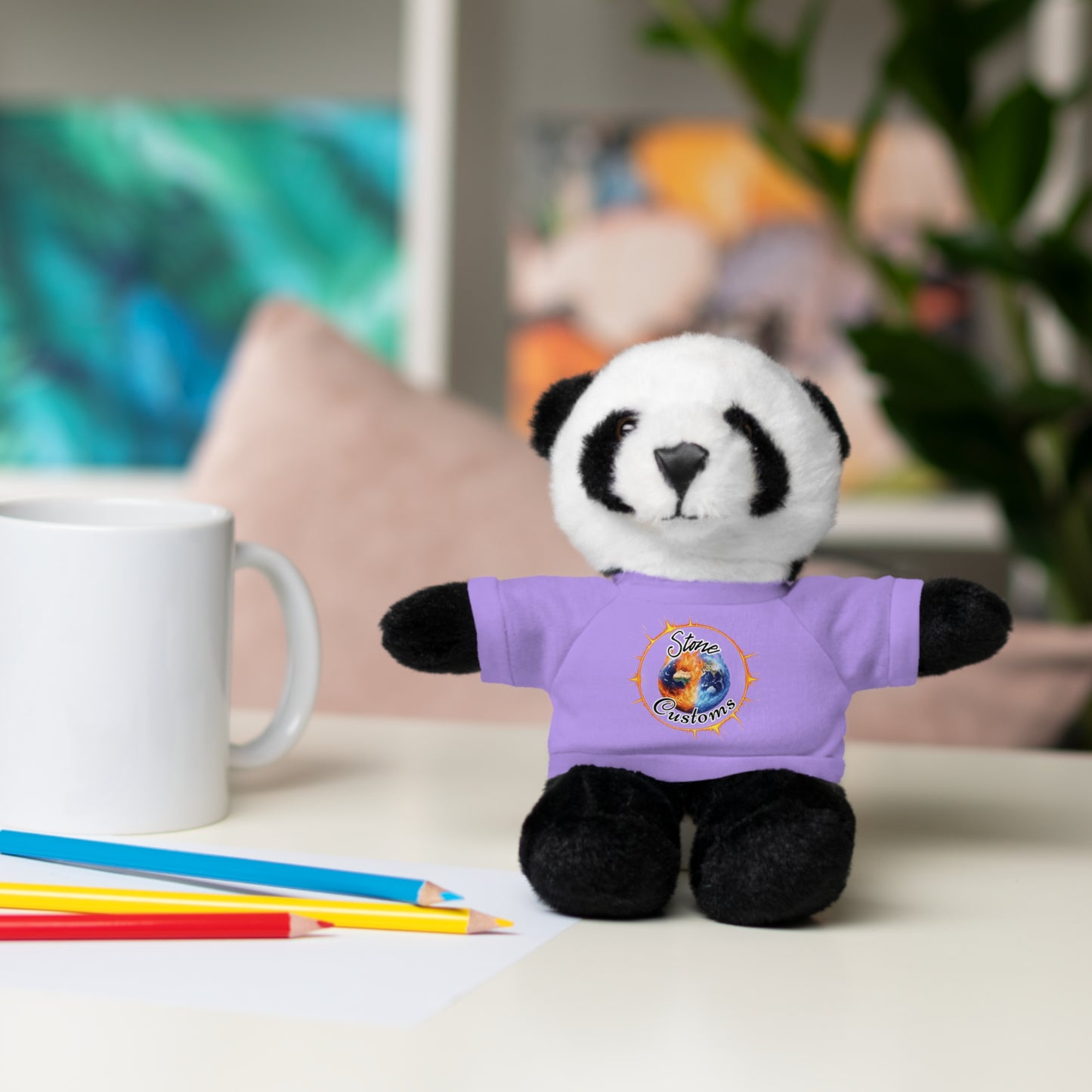 "Stone Customs" Stuffed Animals with Logo Tee