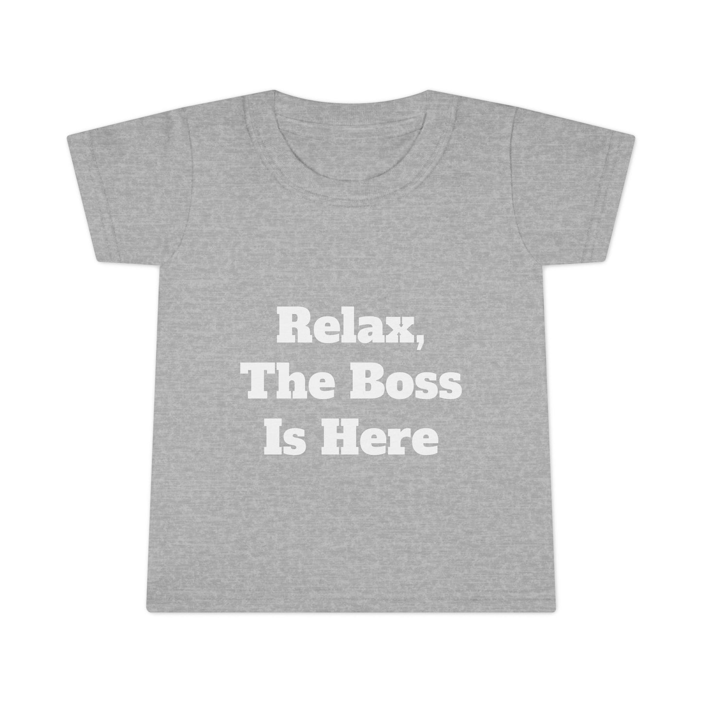 "Relax" Toddler T-shirt w/Logo on Back