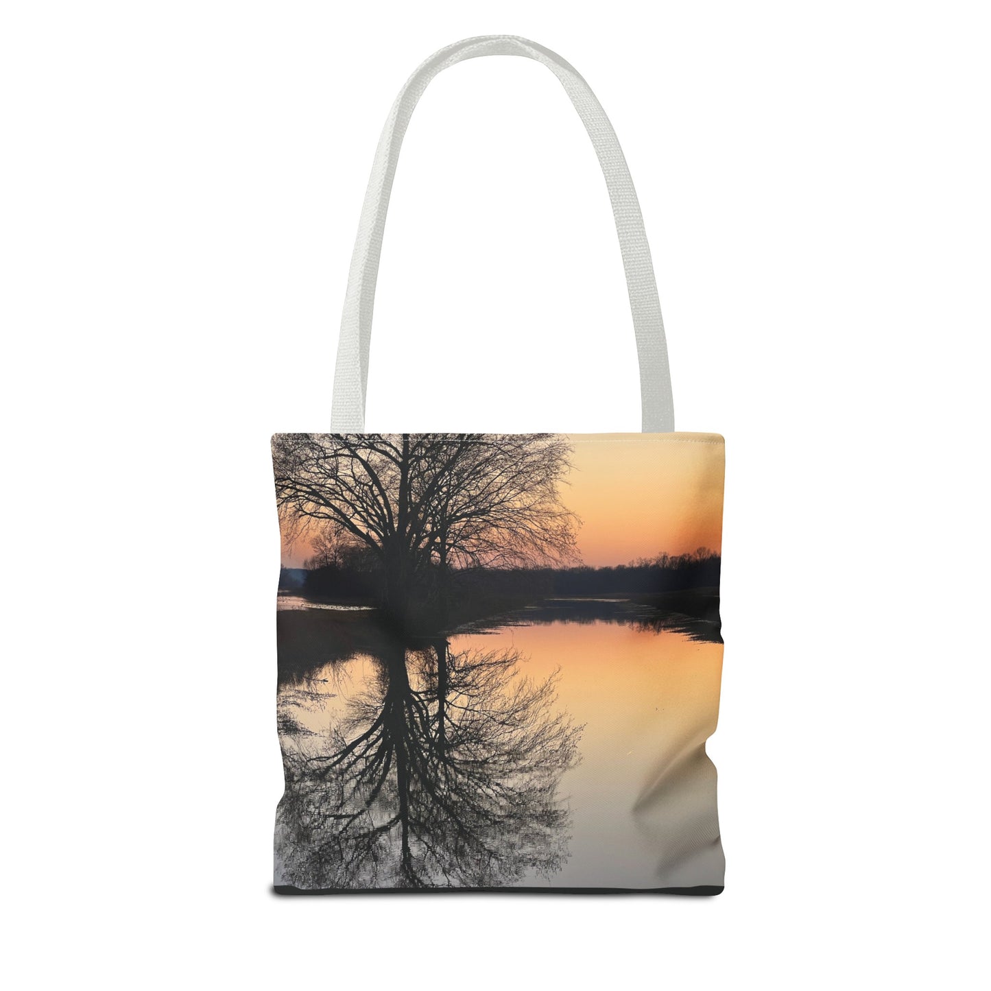 “Reflection At Sunset” Tote Bag (AOP)