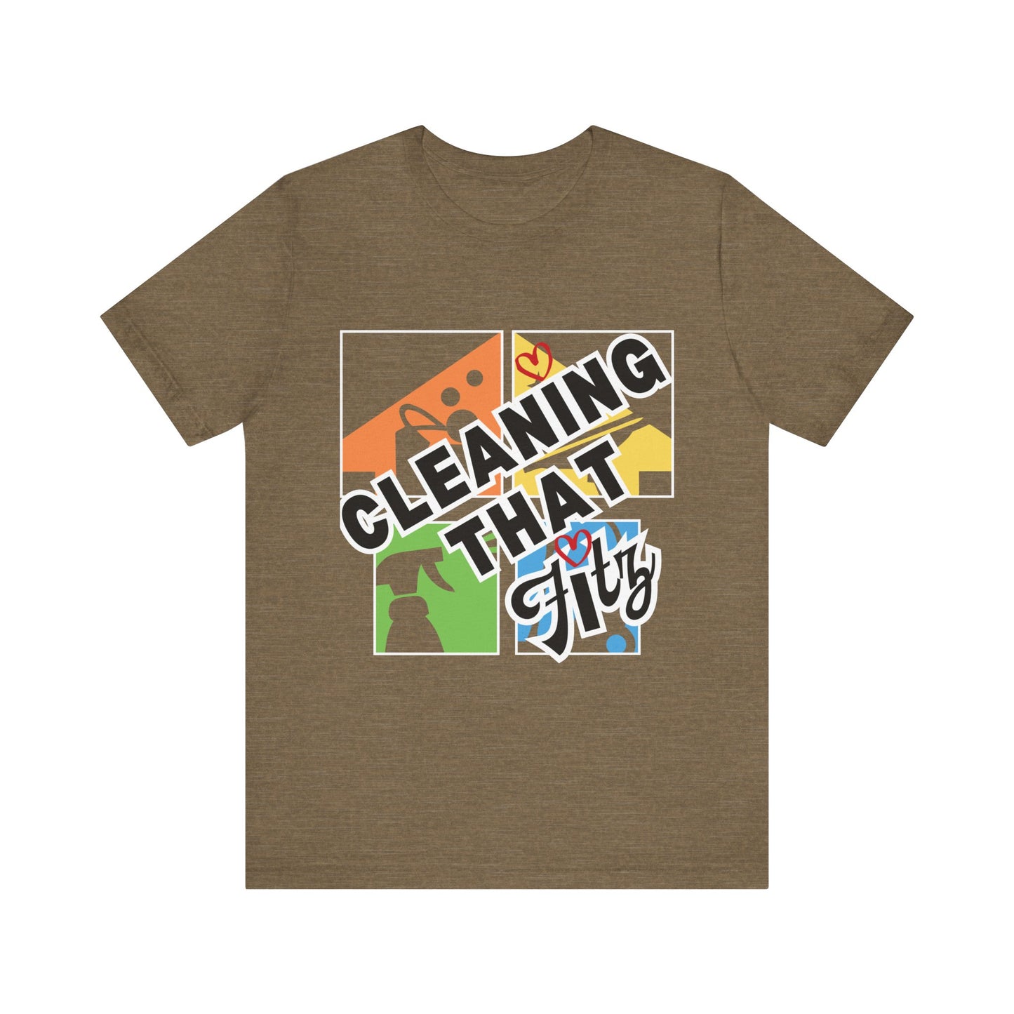 "Cleaning That Fitz" Logo Unisex Jersey Short Sleeve Tee