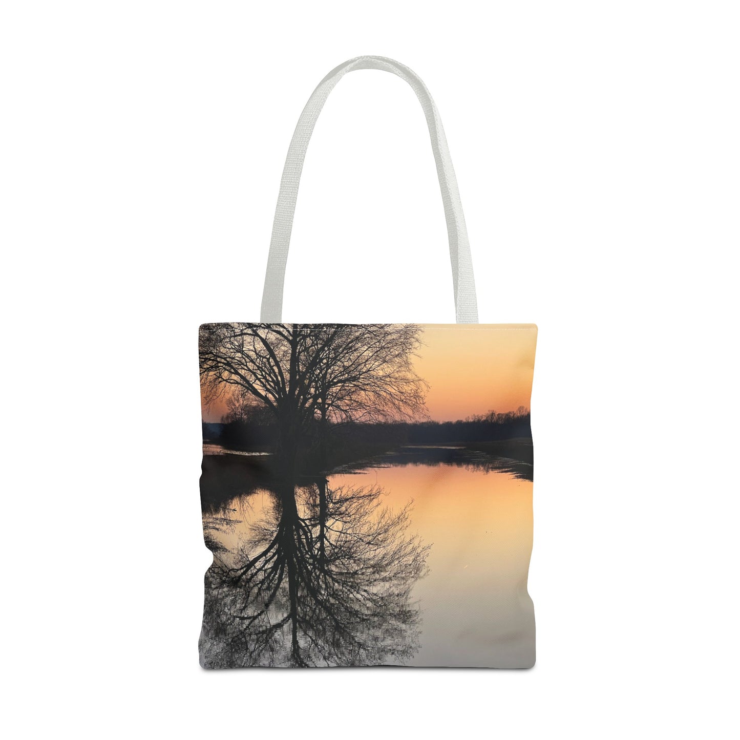 “Reflection At Sunset” Tote Bag (AOP)