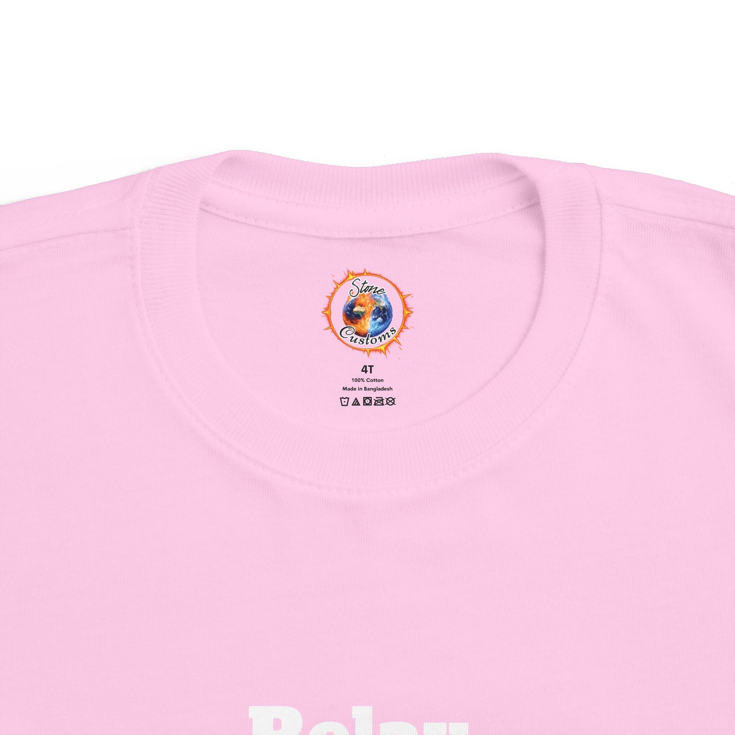 "Relax" Toddler's Fine Jersey Tee w/Logo on Back