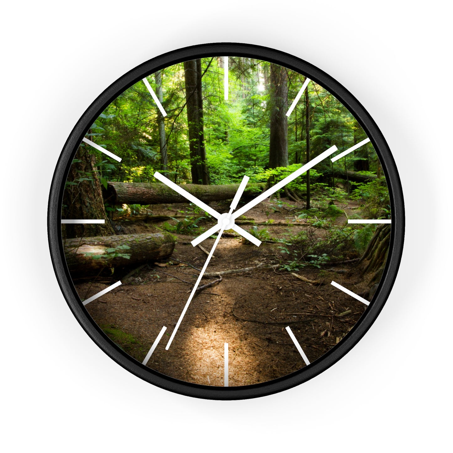 "Fallen Tree" Wall Clock