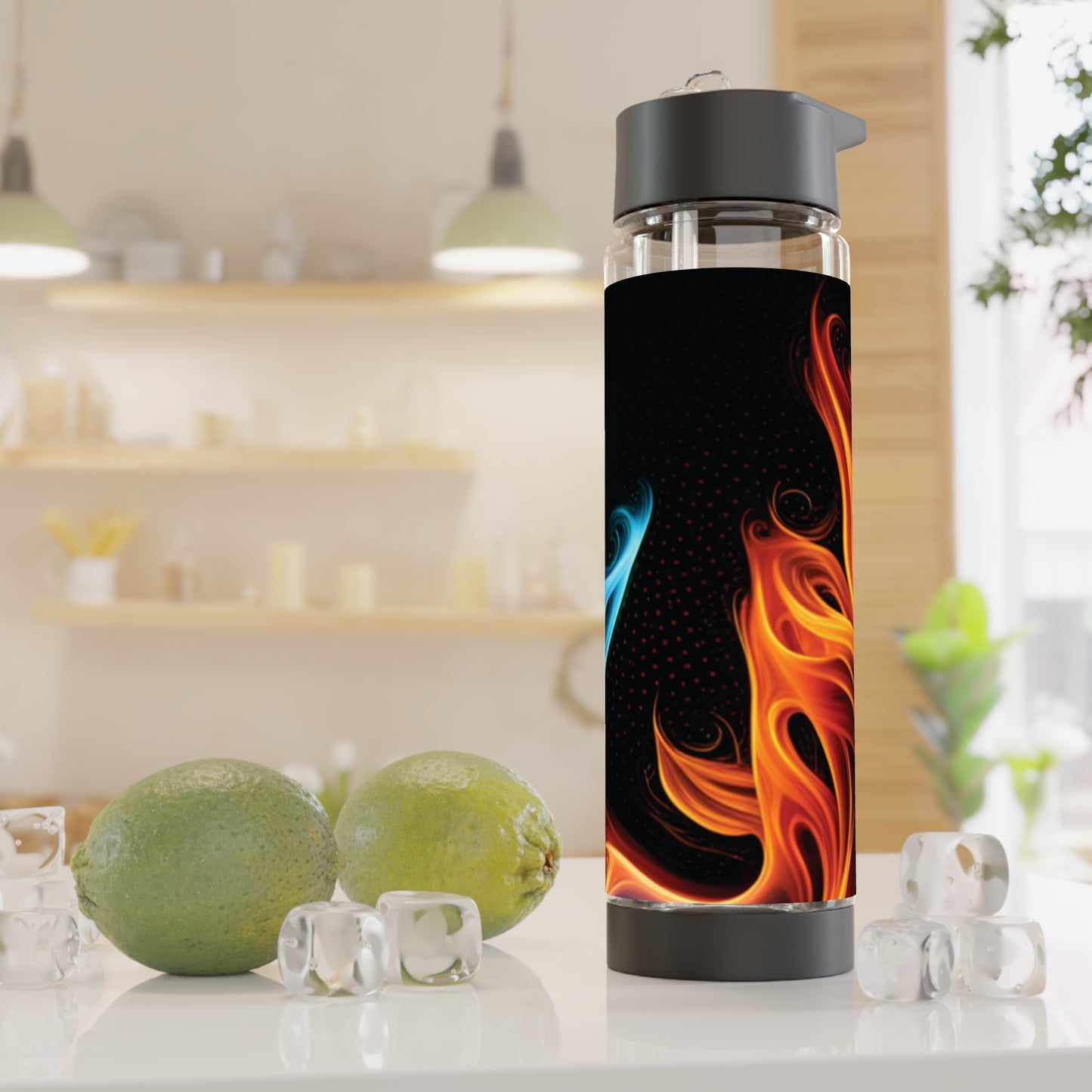 "Dancing Flames" Infuser Water Bottle