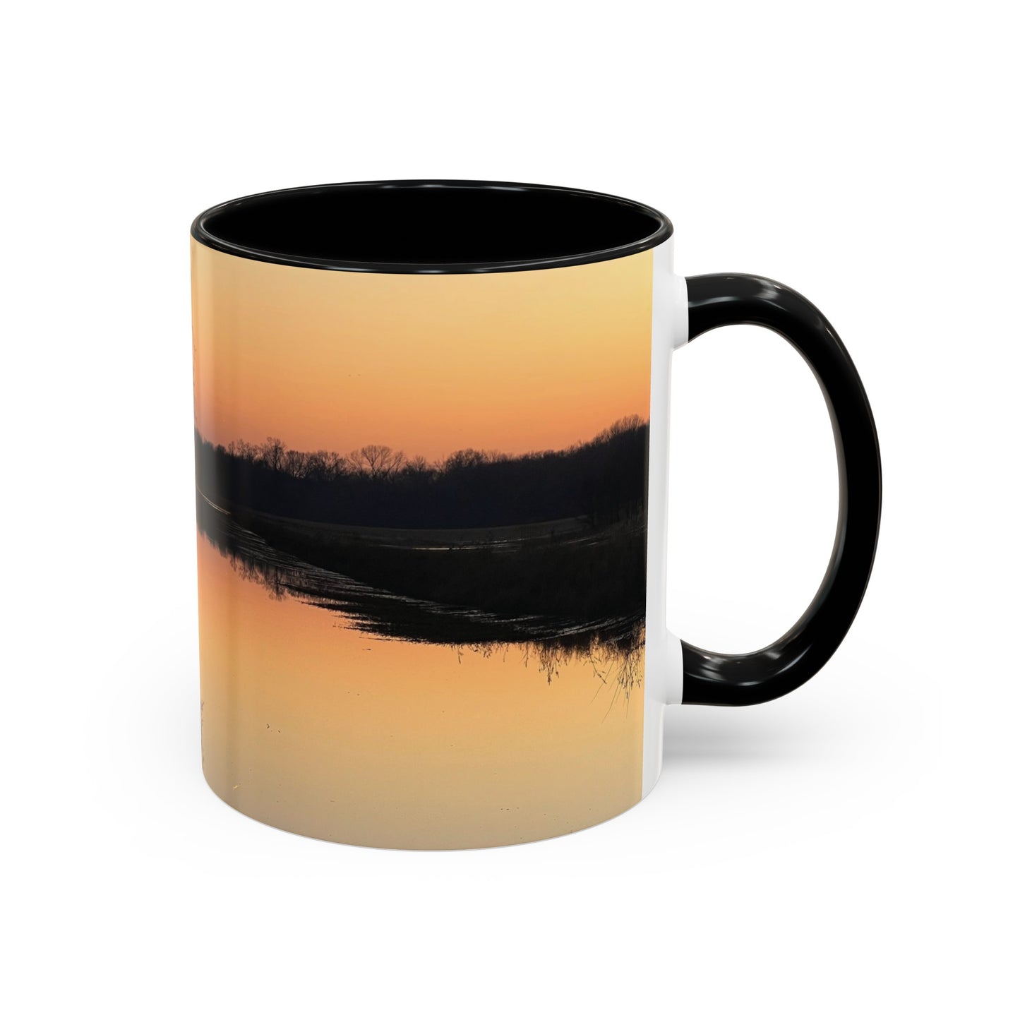 “Reflection At Sunset” Accent Coffee Mug (11, 15oz)
