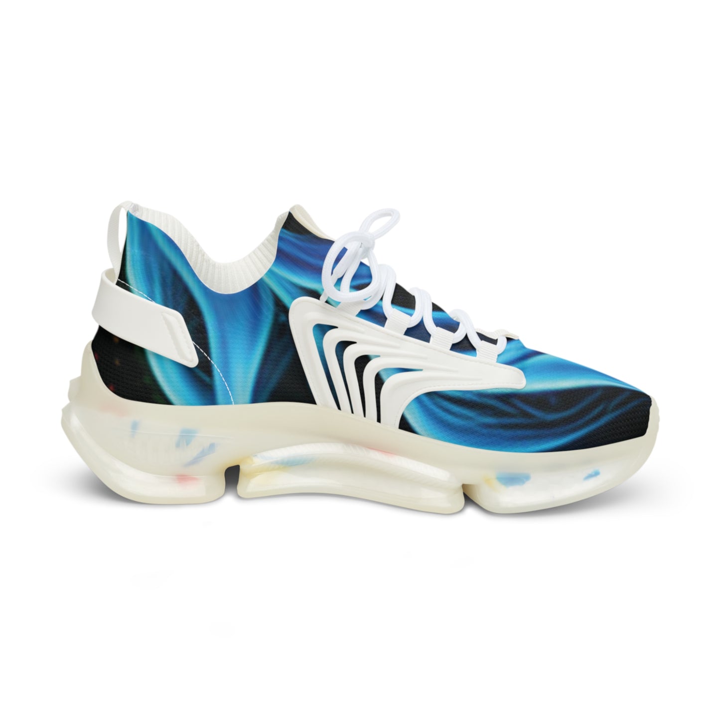 "Blue Flame" Men's Mesh Sneakers