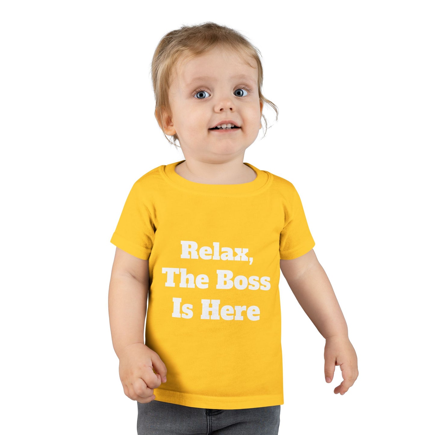 "Relax" Toddler T-shirt w/Logo on Back