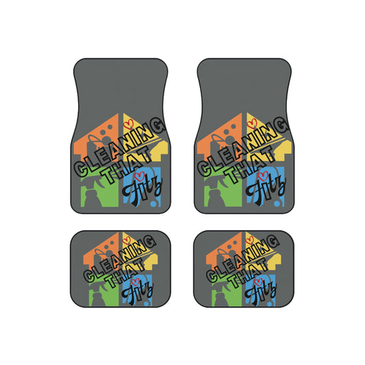 "Cleaning That Fitz" Logo Car Mats (Set of 4)