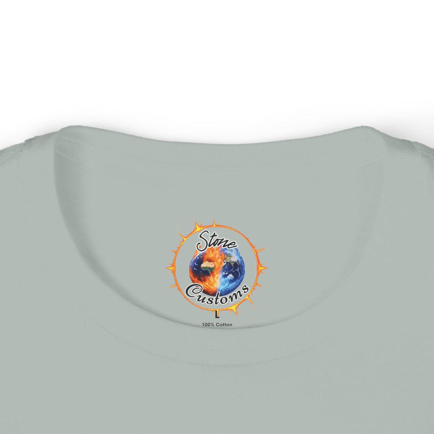 "Stone Customs" Logo on Back Kids Fine Jersey Tee