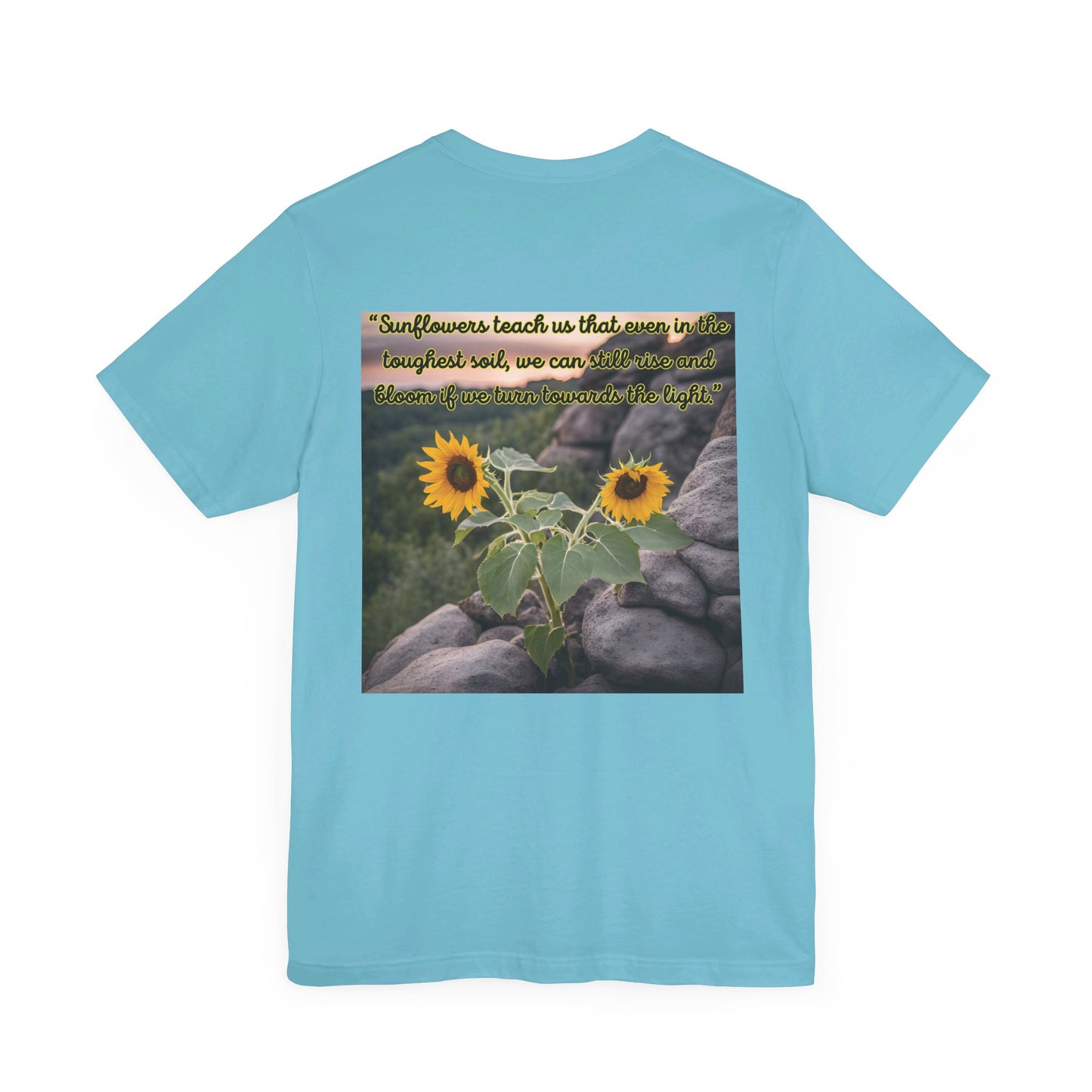 "Sunflower - Rise" Unisex Jersey Short Sleeve Tee 2