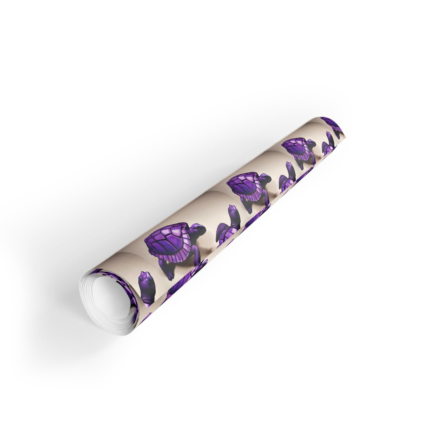 "Purple Turtles" Gift Wrapping Paper Rolls, 1pc