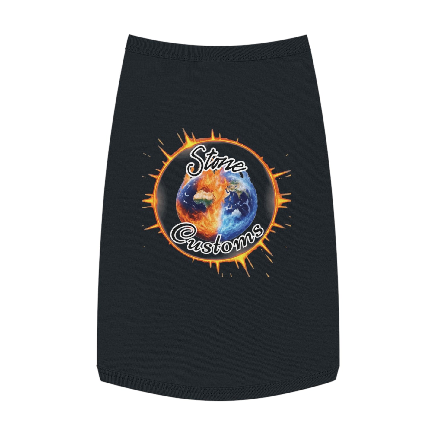 "Stone Customs" Logo Pet Tank Top