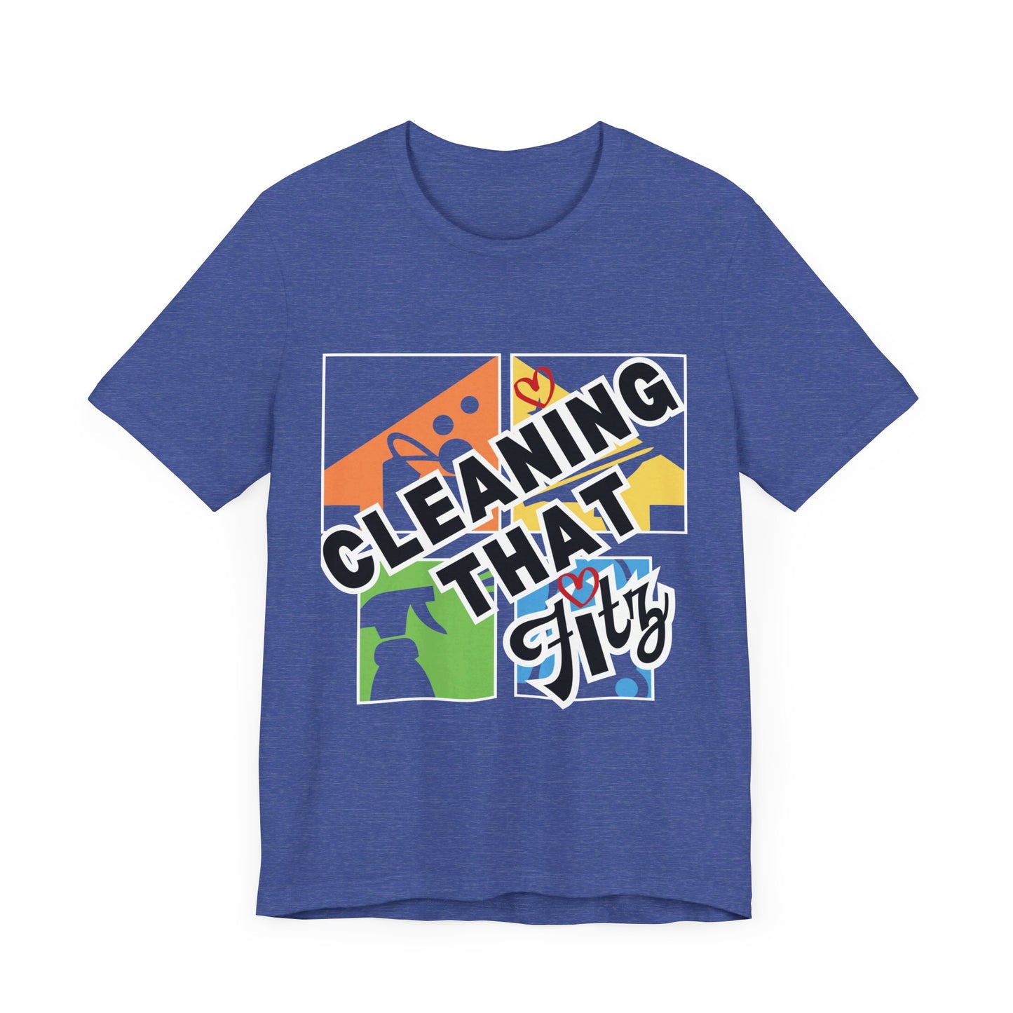 "Cleaning That Fitz" Logo Unisex Jersey Short Sleeve Tee