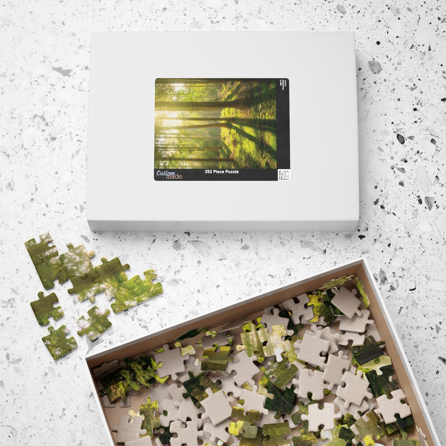 Vertical "Mossy Woodland" Puzzle (110, 252, 520, 1014-piece)