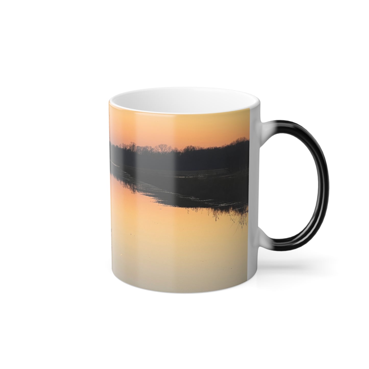 “Reflection At Sunset” Color Morphing Mug, 11oz