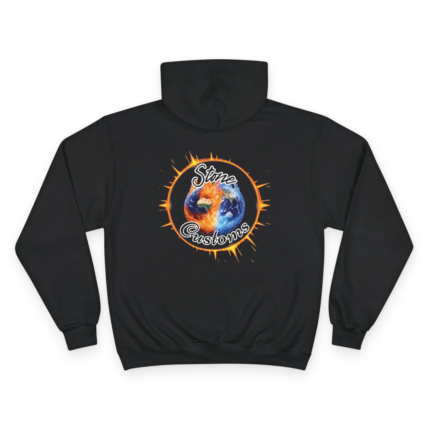 Fun & Unique Champion Hoodie - "I'm Extremely Unstable! Run!!" with “Stone Customs” Logo on back