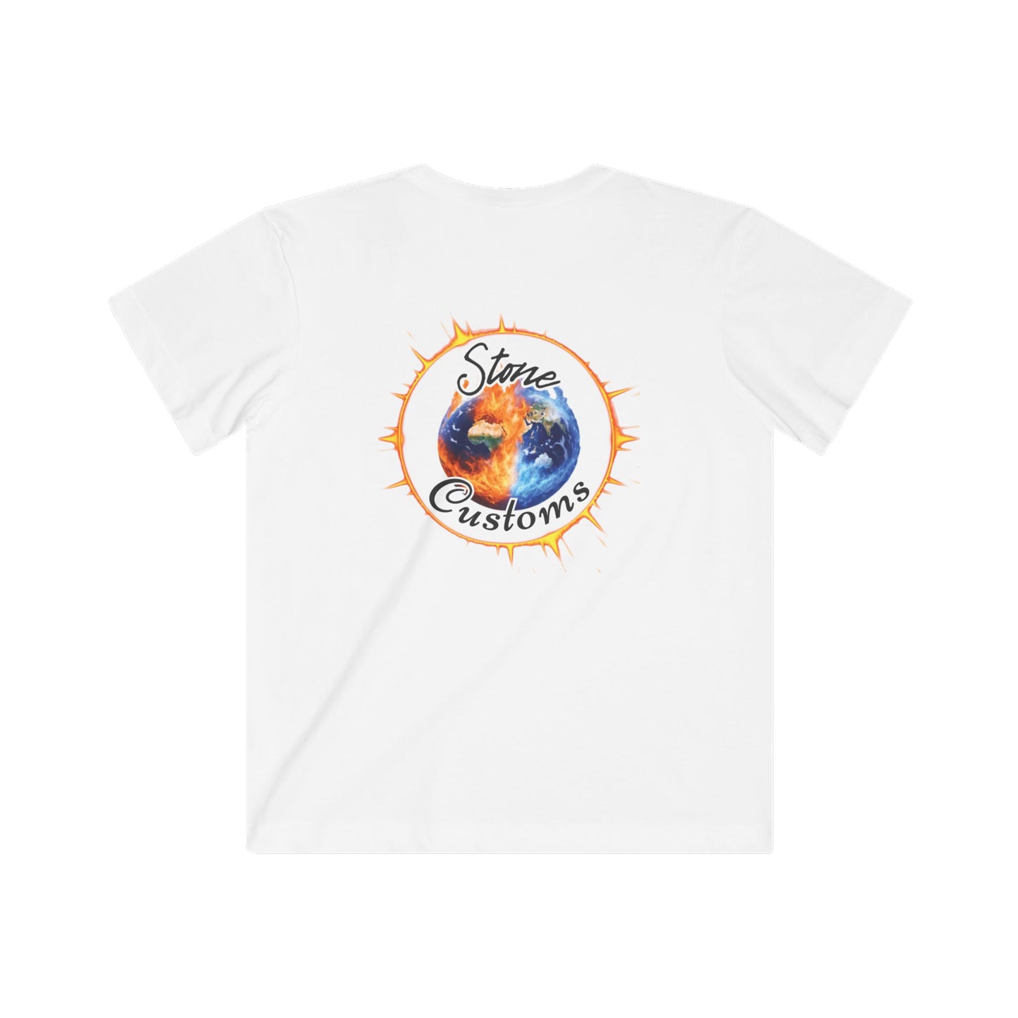 "Stone Customs" Logo on Back Kids Fine Jersey Tee