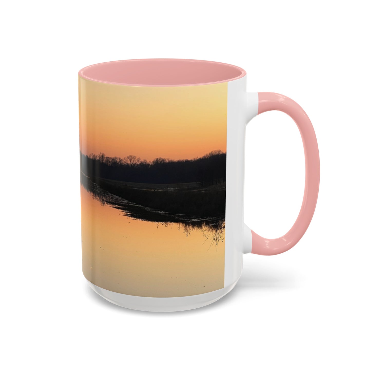 “Reflection At Sunset” Accent Coffee Mug (11, 15oz)