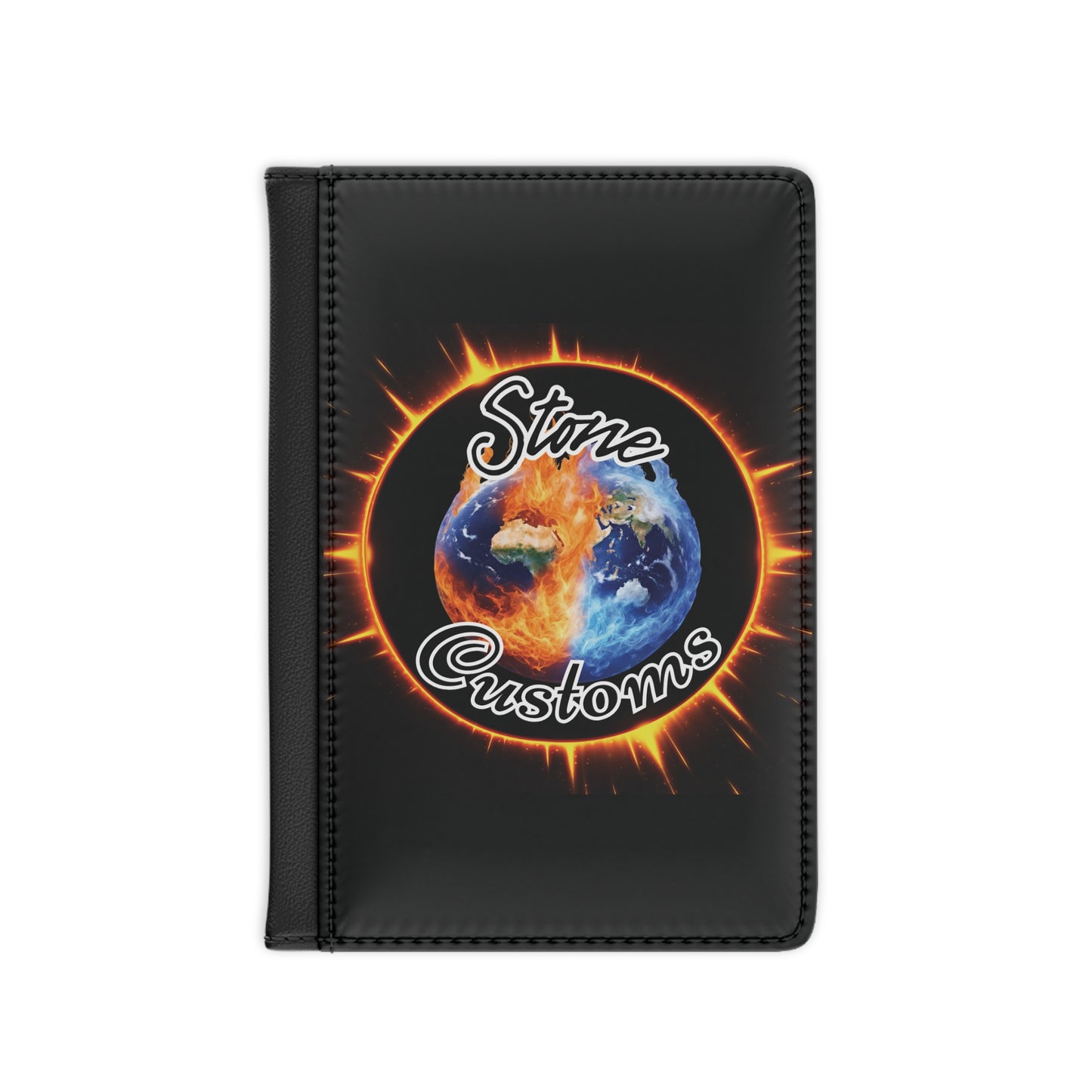 "Stone Customs" Passport Cover