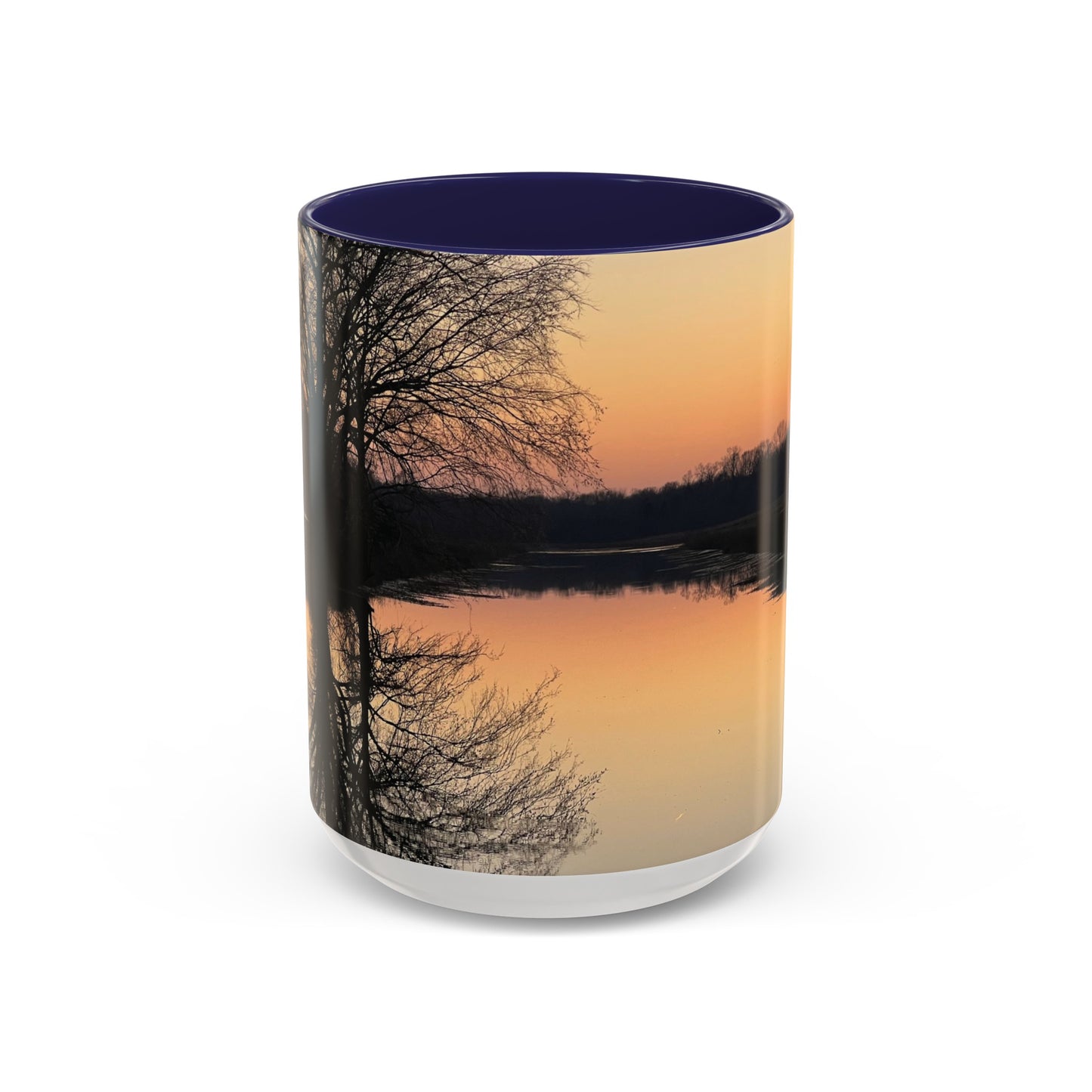 “Reflection At Sunset” Accent Coffee Mug (11, 15oz)