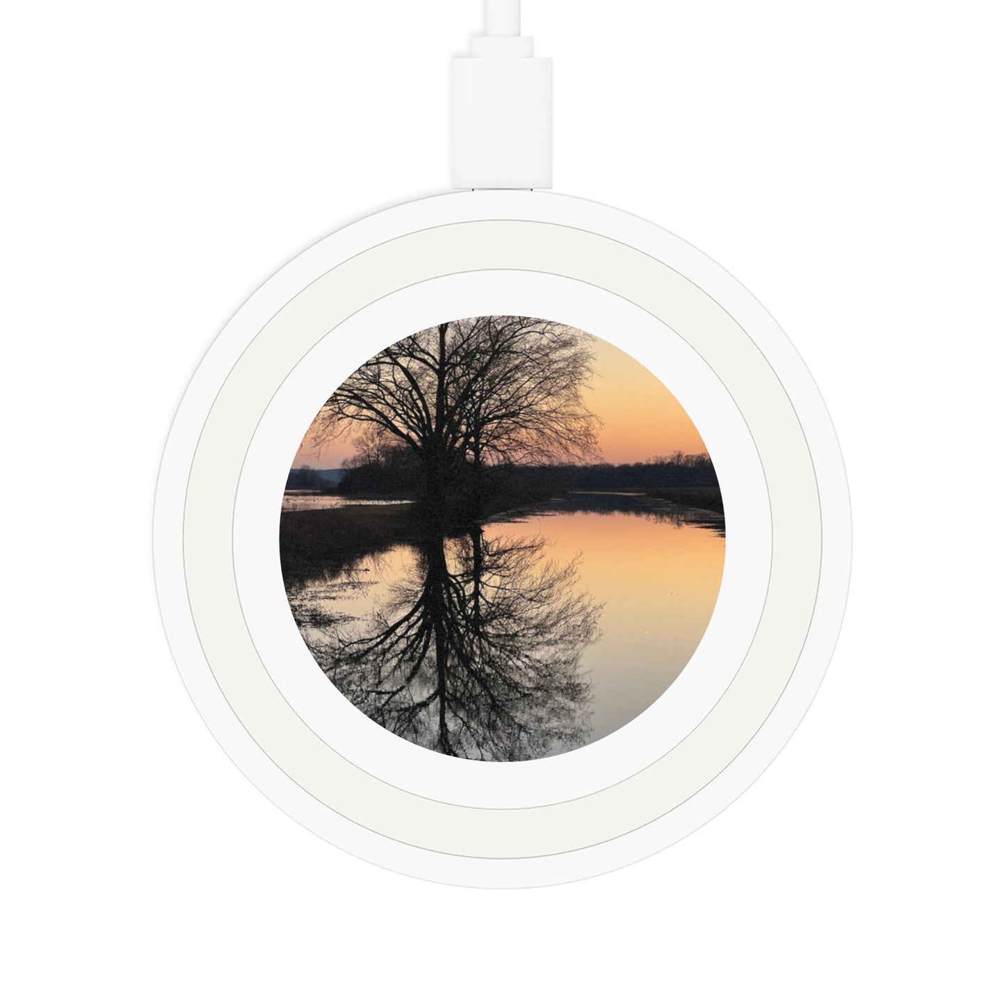 “Reflection At Sunset” Quake Wireless Charging Pad