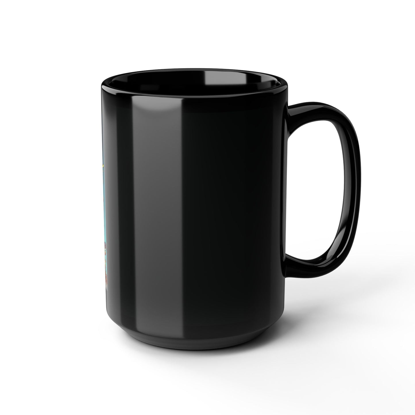 Right Side Design Mug - “I'm Extremely Unstable, Run!” Black Mug (11oz, 15oz)