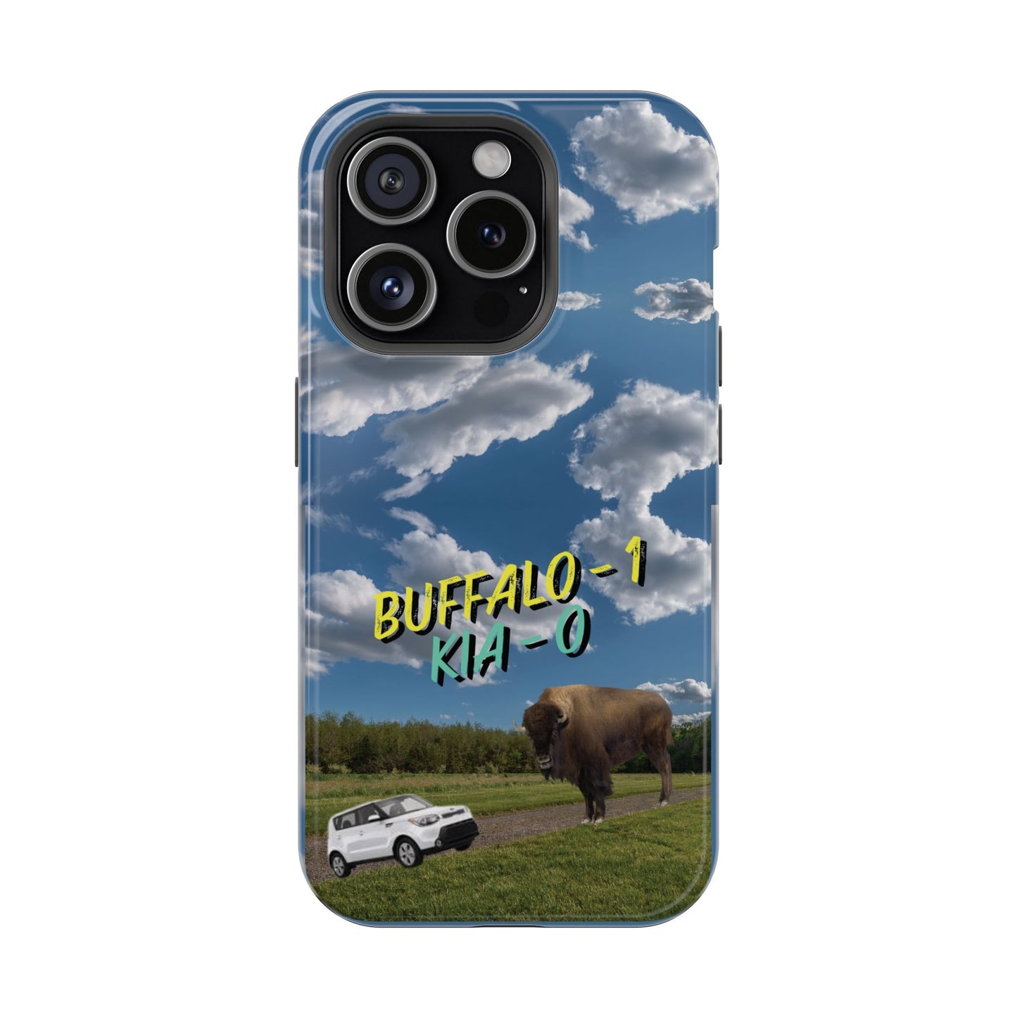 "Buffalo vs Kia" Magnetic Tough Cases