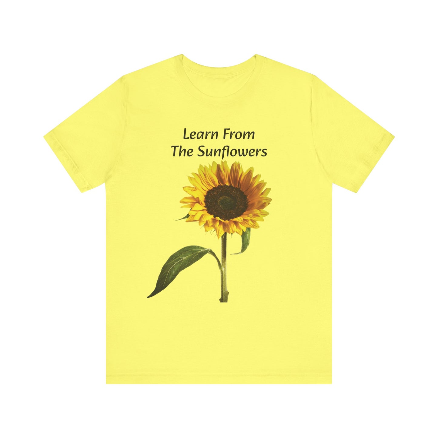 "Sunflower - Rise" Unisex Jersey Short Sleeve Tee 2