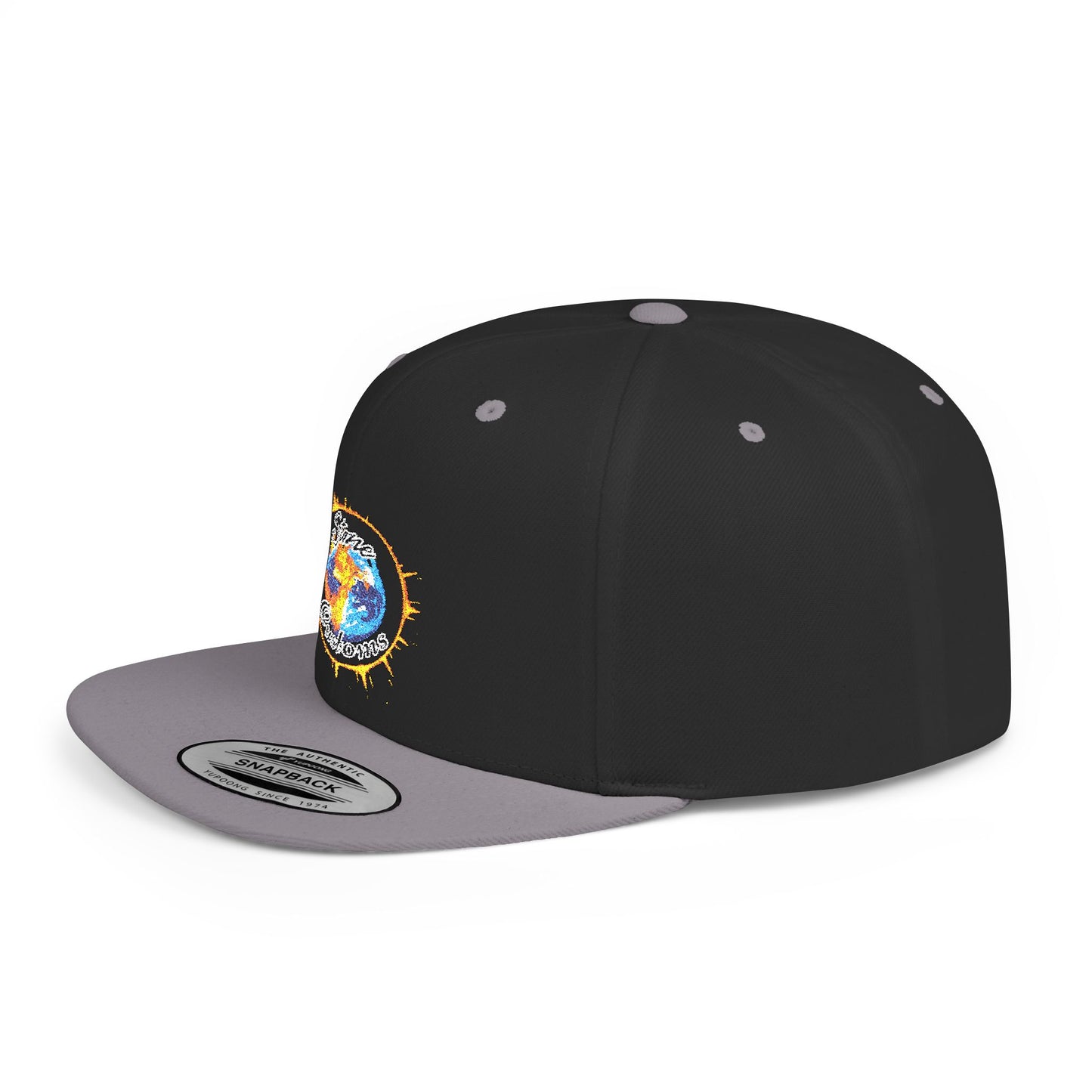 "Stone Customs" Logo Flat Bill Snapback