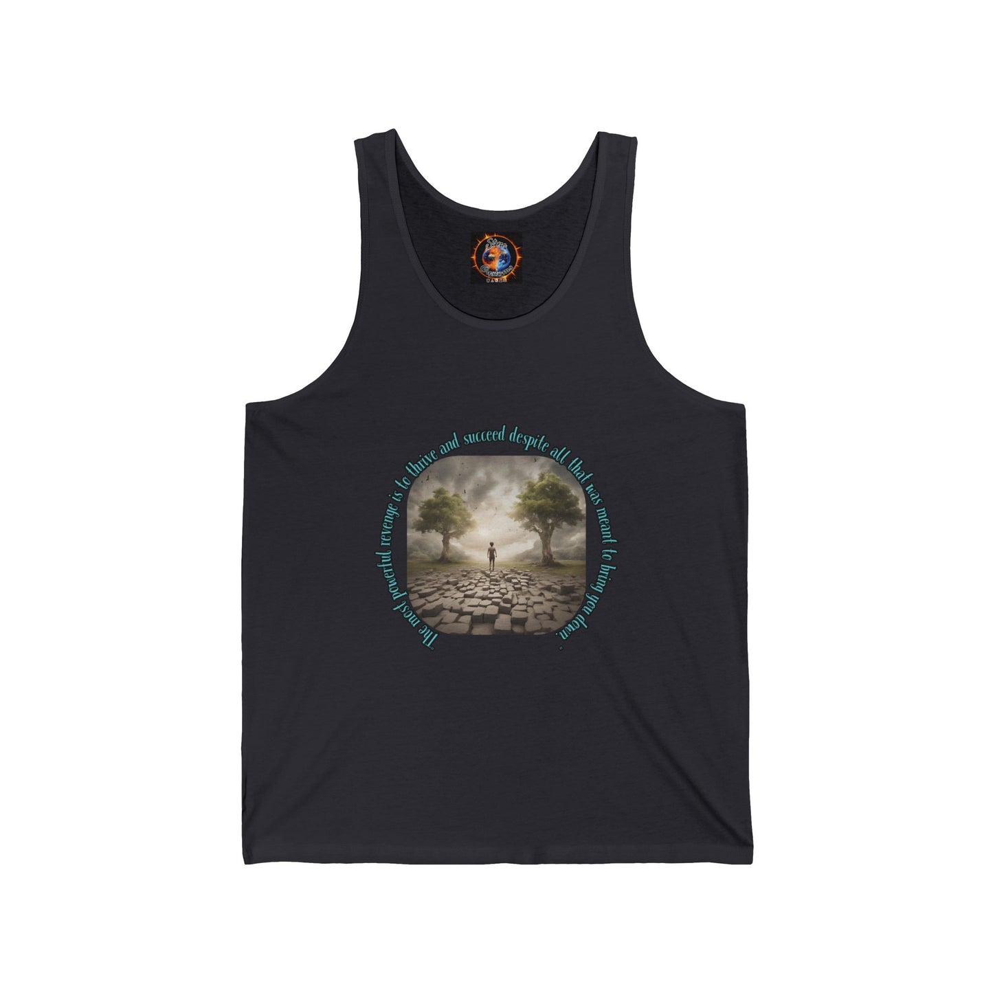 "The Best Revenge" Unisex Jersey Tank