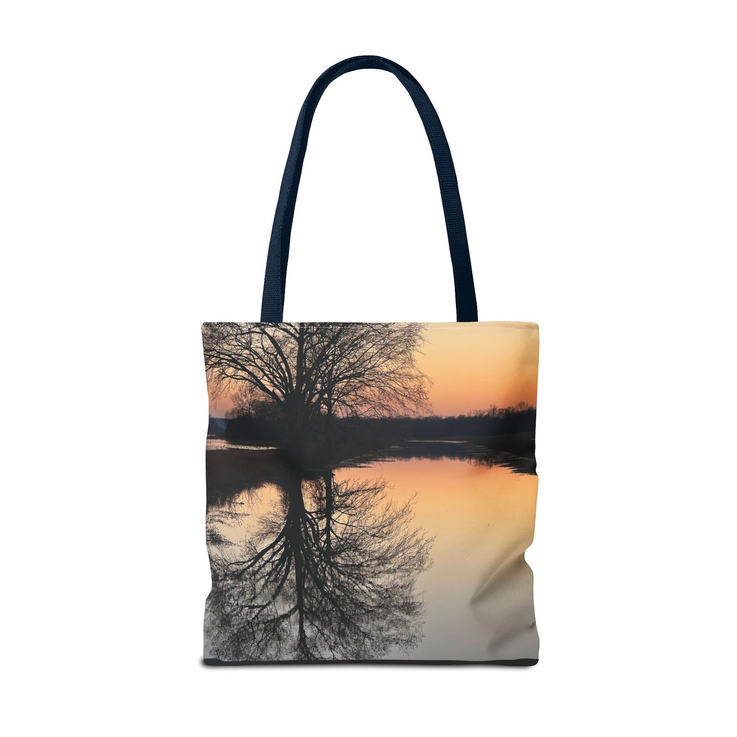 “Reflection At Sunset” Tote Bag (AOP)