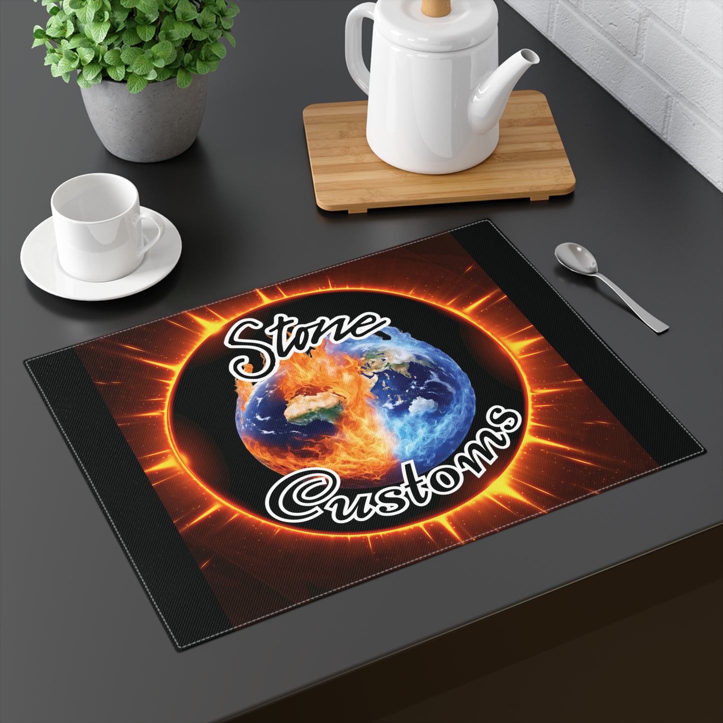 "Stone Customs" Placemat, 1pc