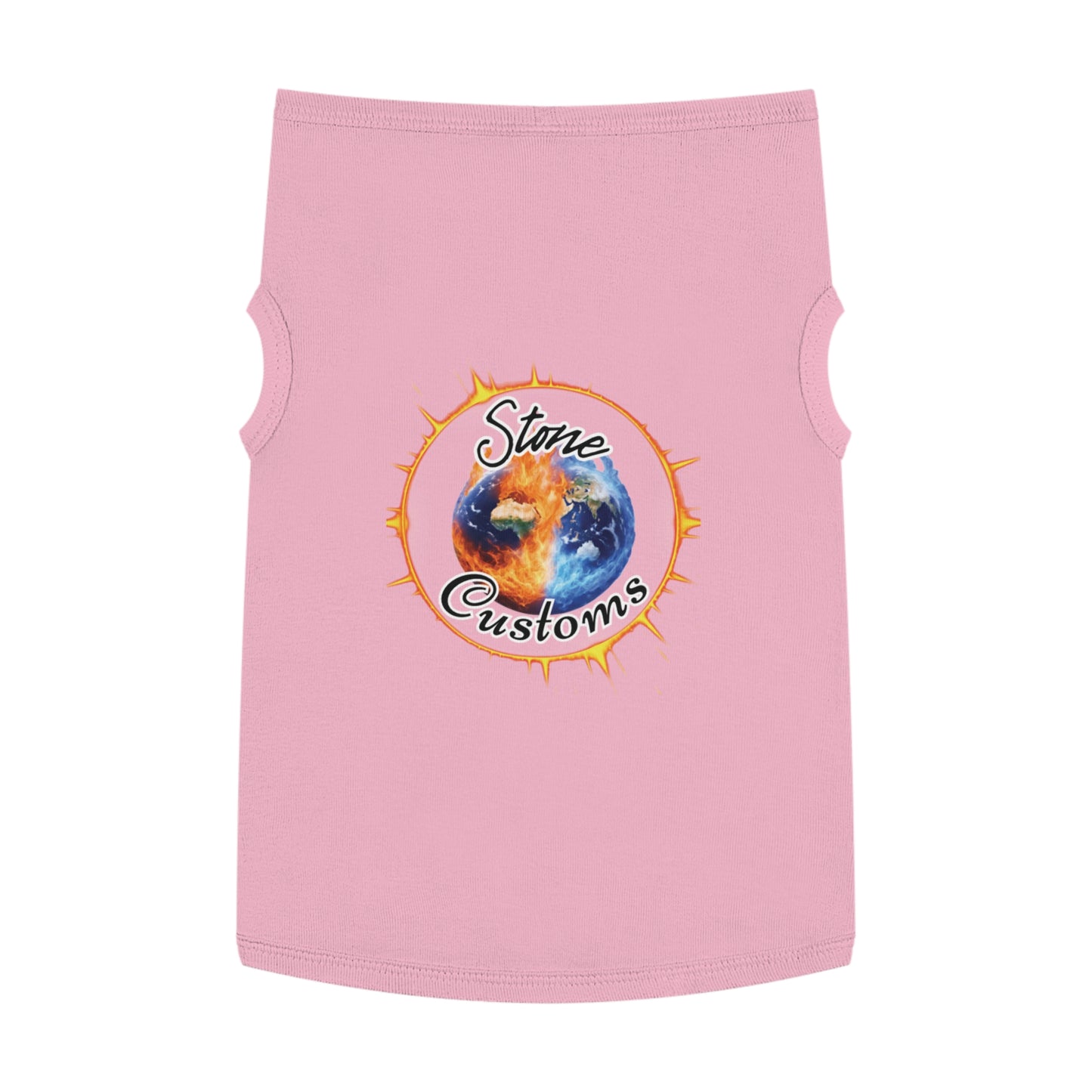 "Stone Customs" Logo Pet Tank Top