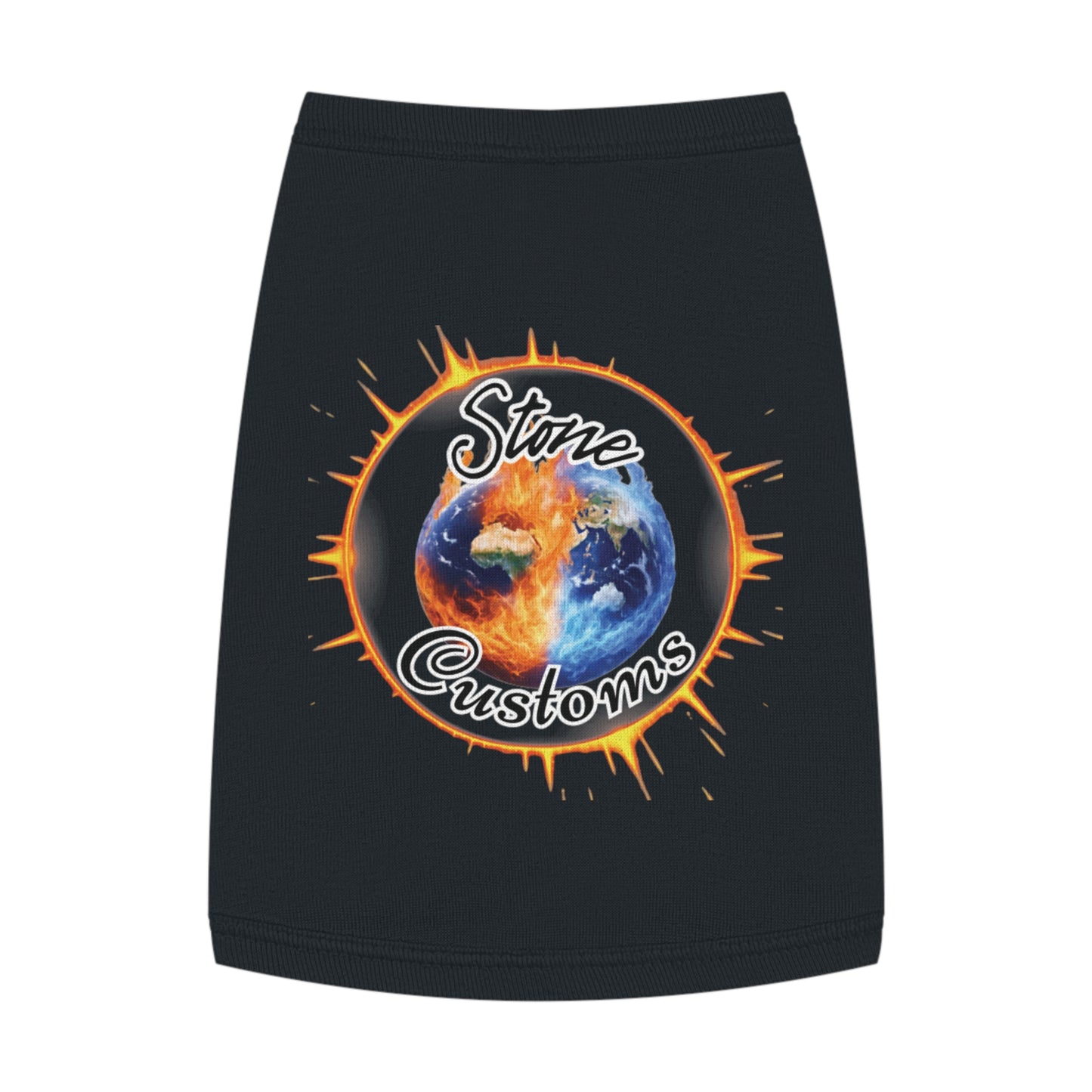 "Stone Customs" Logo Pet Tank Top