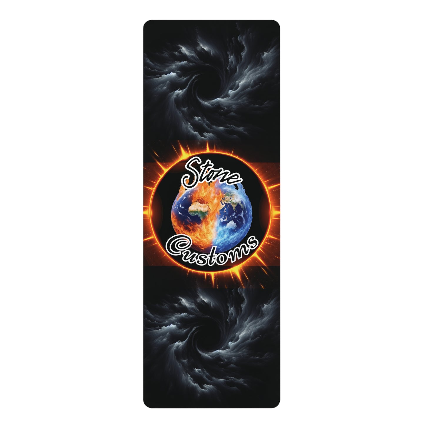 Rubber Yoga Mat - (Logo Vortex)