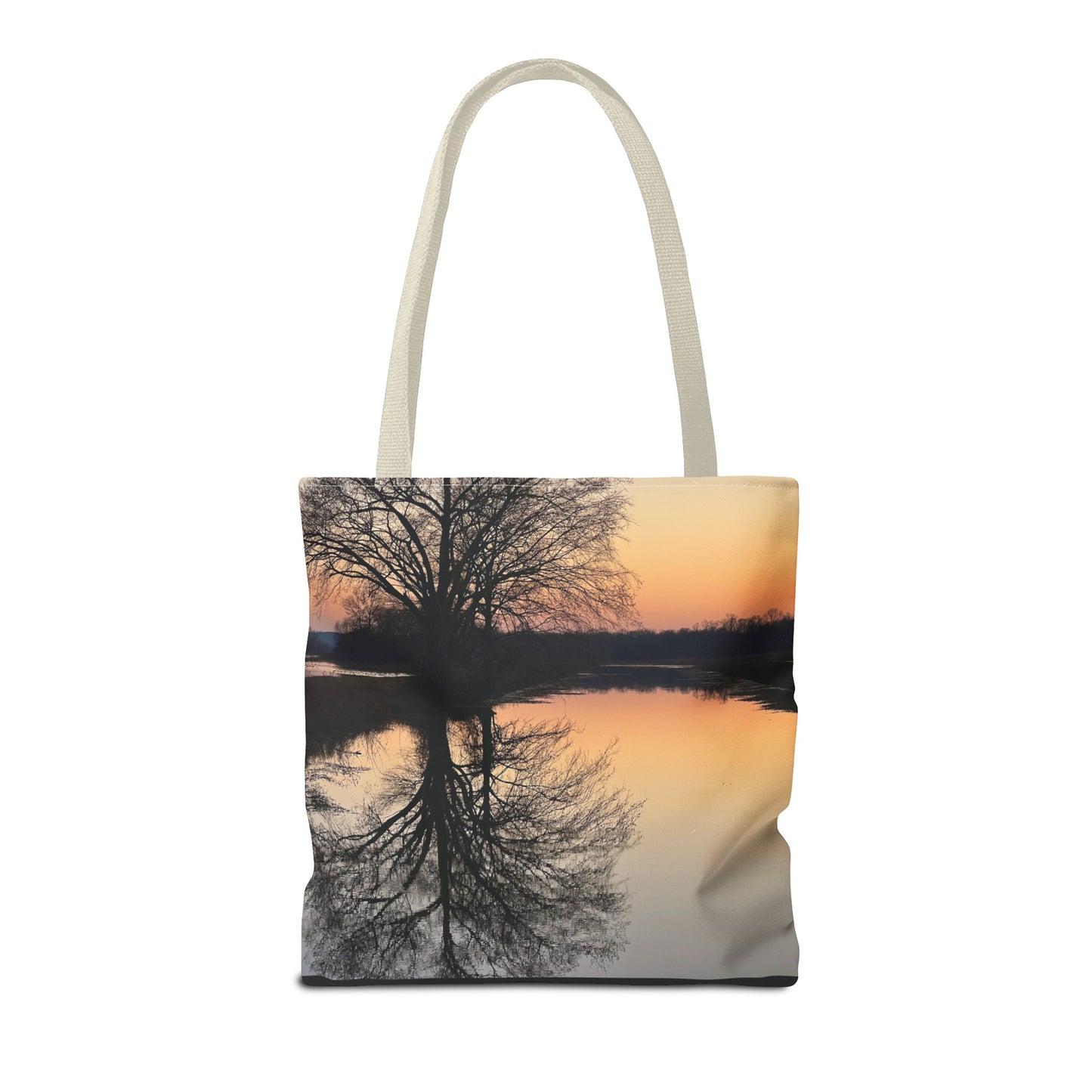 “Reflection At Sunset” Tote Bag (AOP)