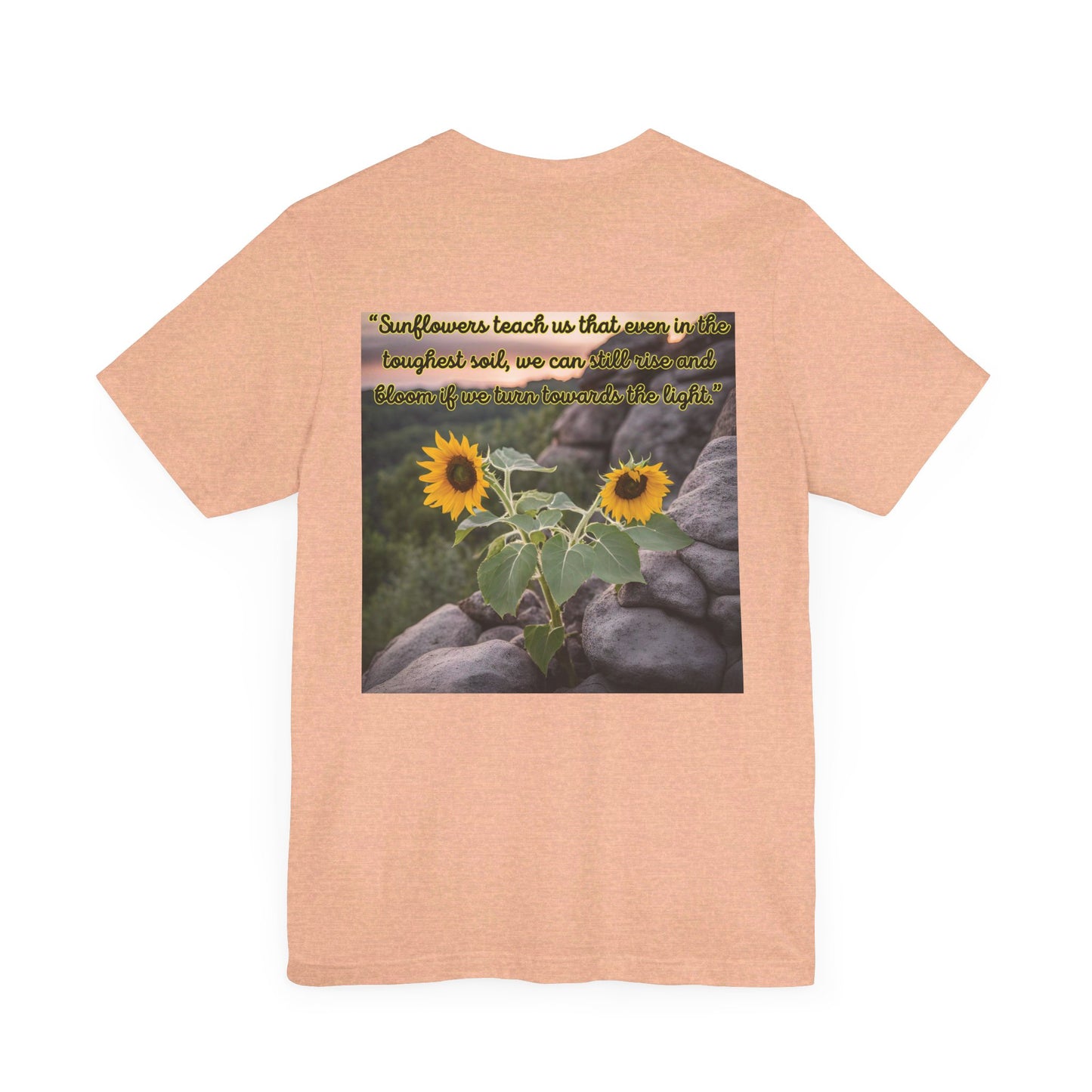 "Sunflower - Rise" Unisex Jersey Short Sleeve Tee 3