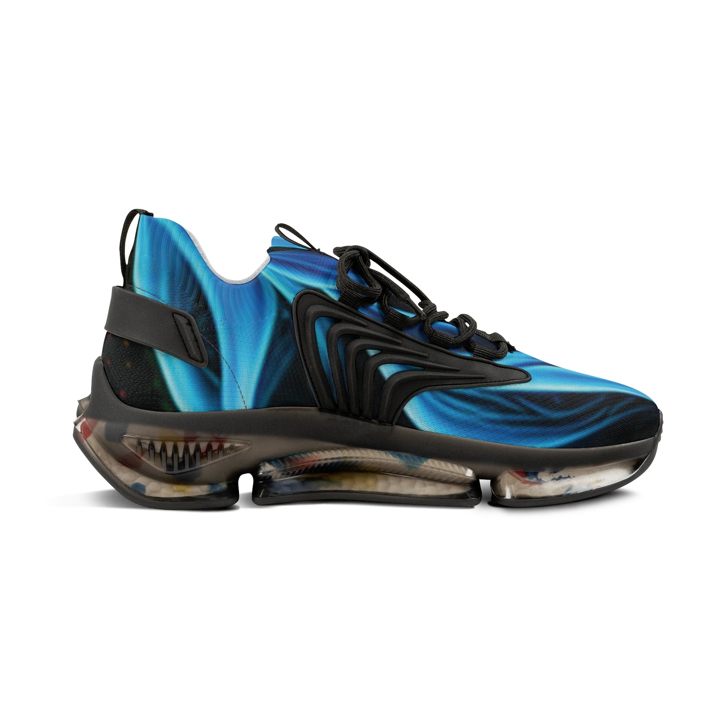 "Blue Flame" Men's Mesh Sneakers