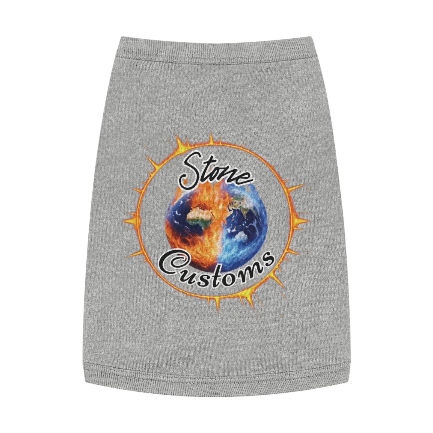 "Stone Customs" Logo Pet Tank Top