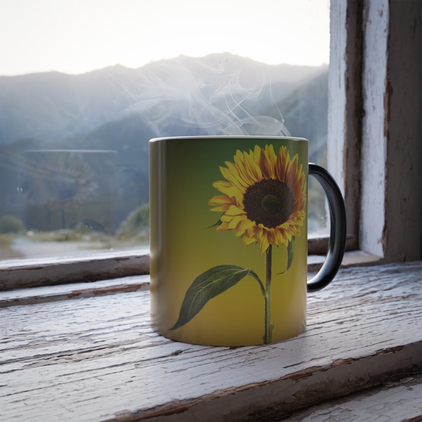 "Sunflower" Color Morphing Mug, 11oz