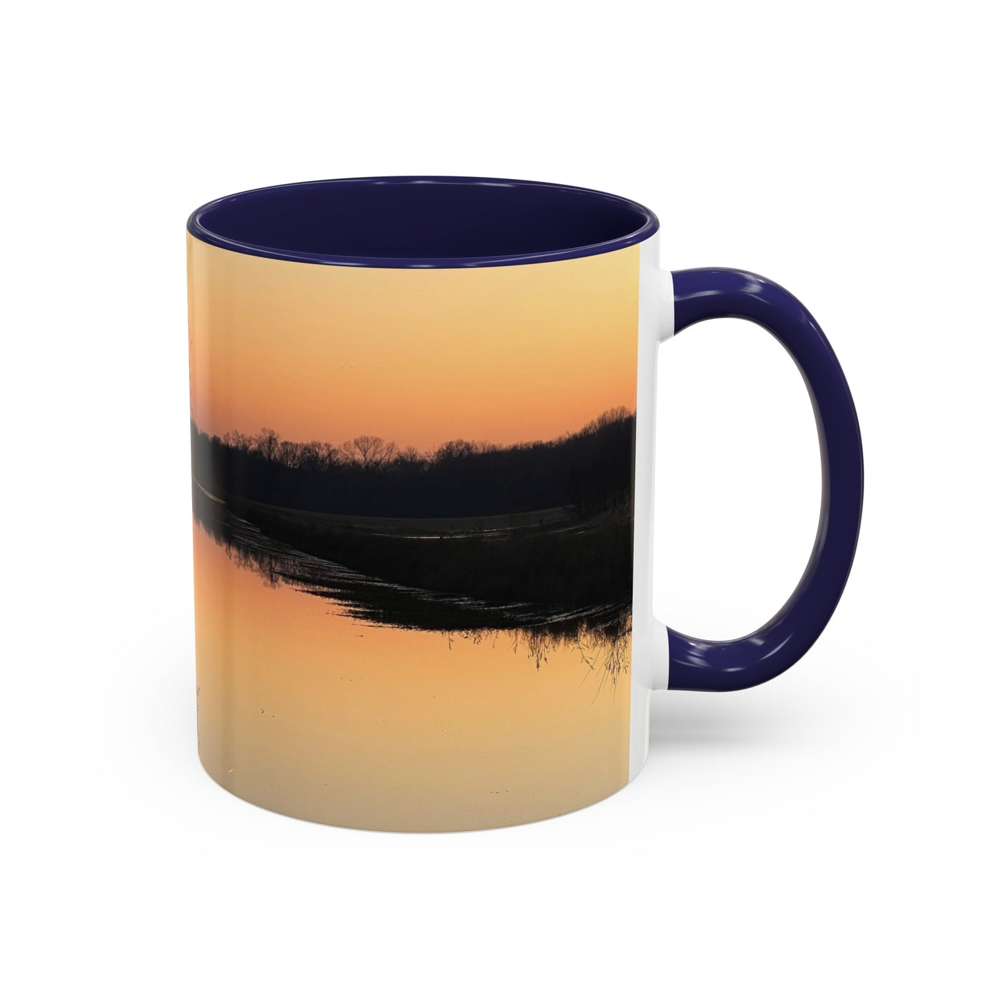 “Reflection At Sunset” Accent Coffee Mug (11, 15oz)