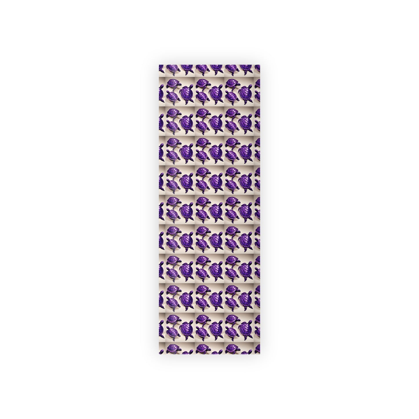 "Purple Turtles" Gift Wrapping Paper Rolls, 1pc