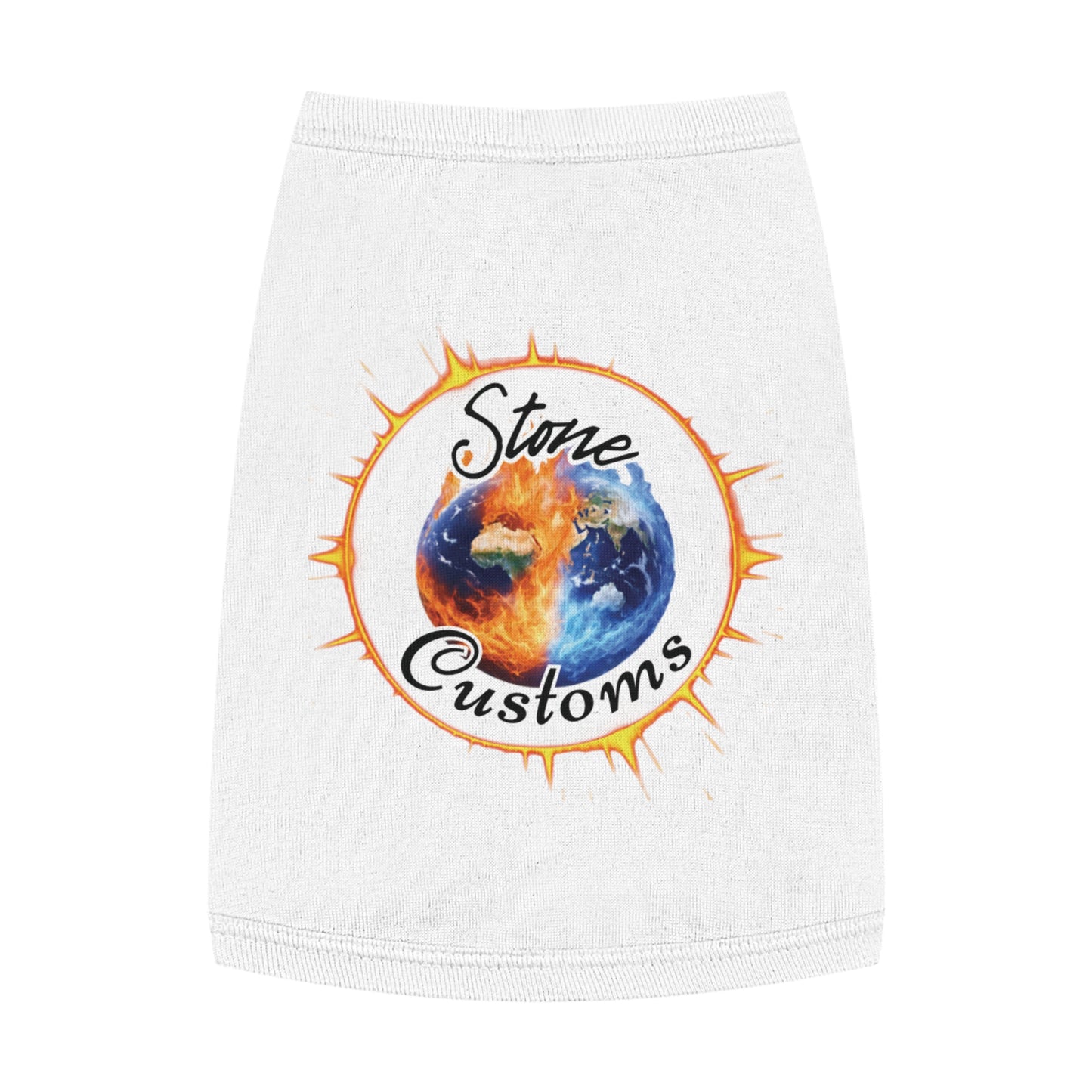 "Stone Customs" Logo Pet Tank Top